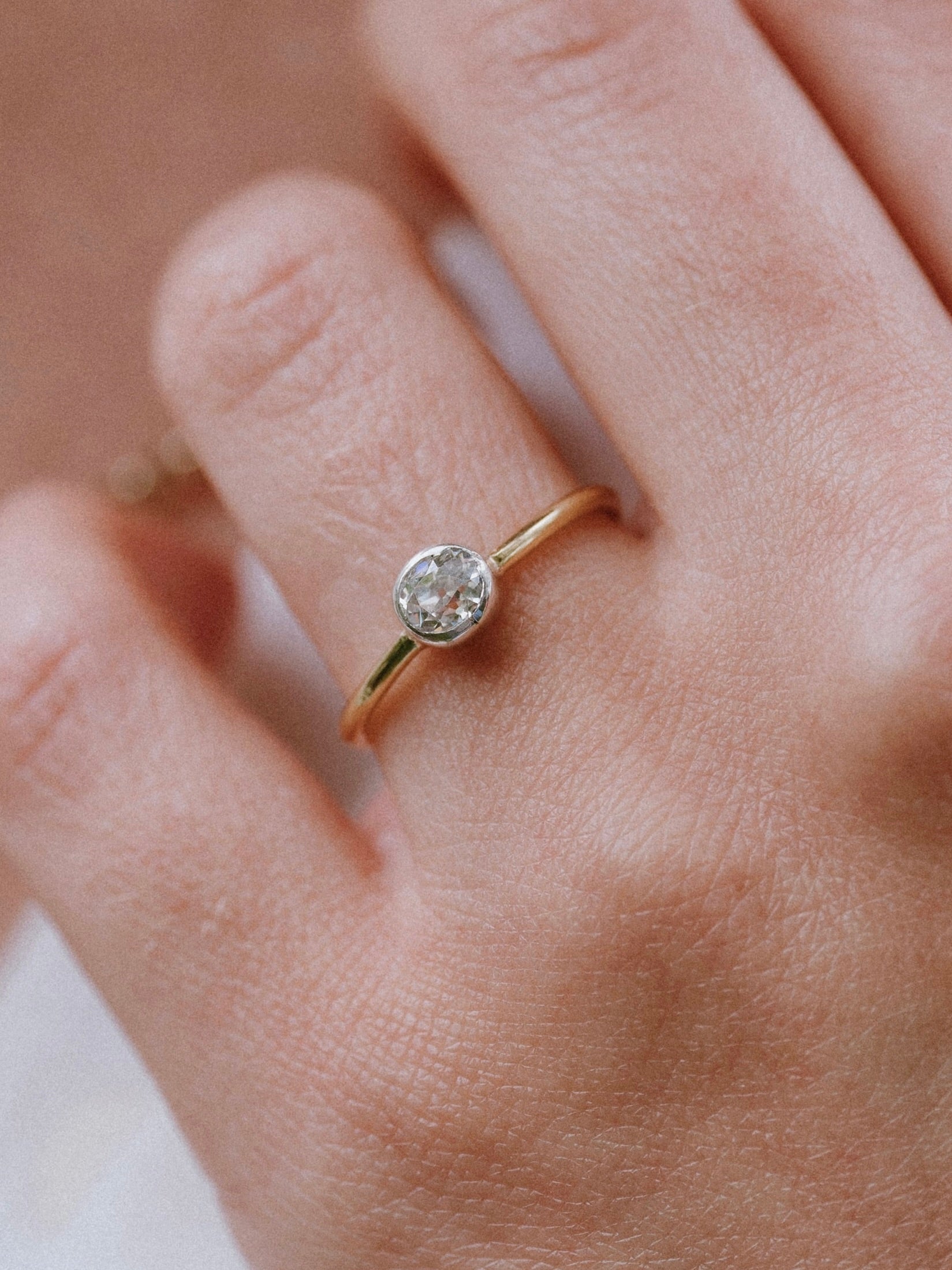 Old Cut Diamond Ring