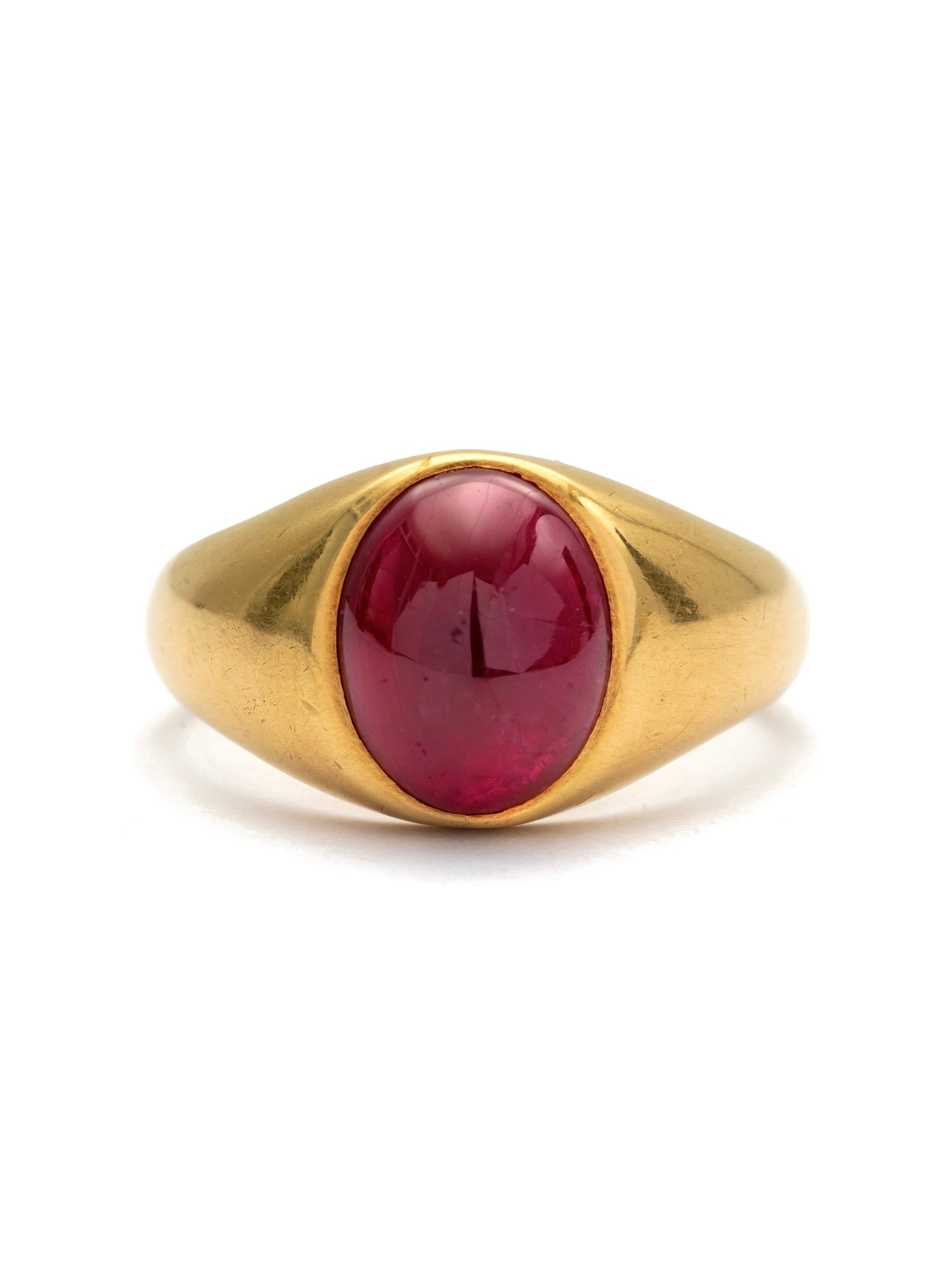 18ct Cabochon Ruby Ring