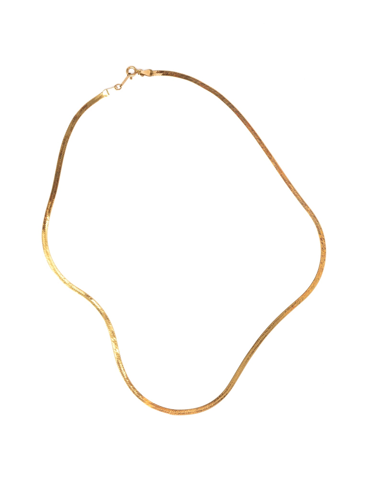 1980s Herringbone Chain - 16”