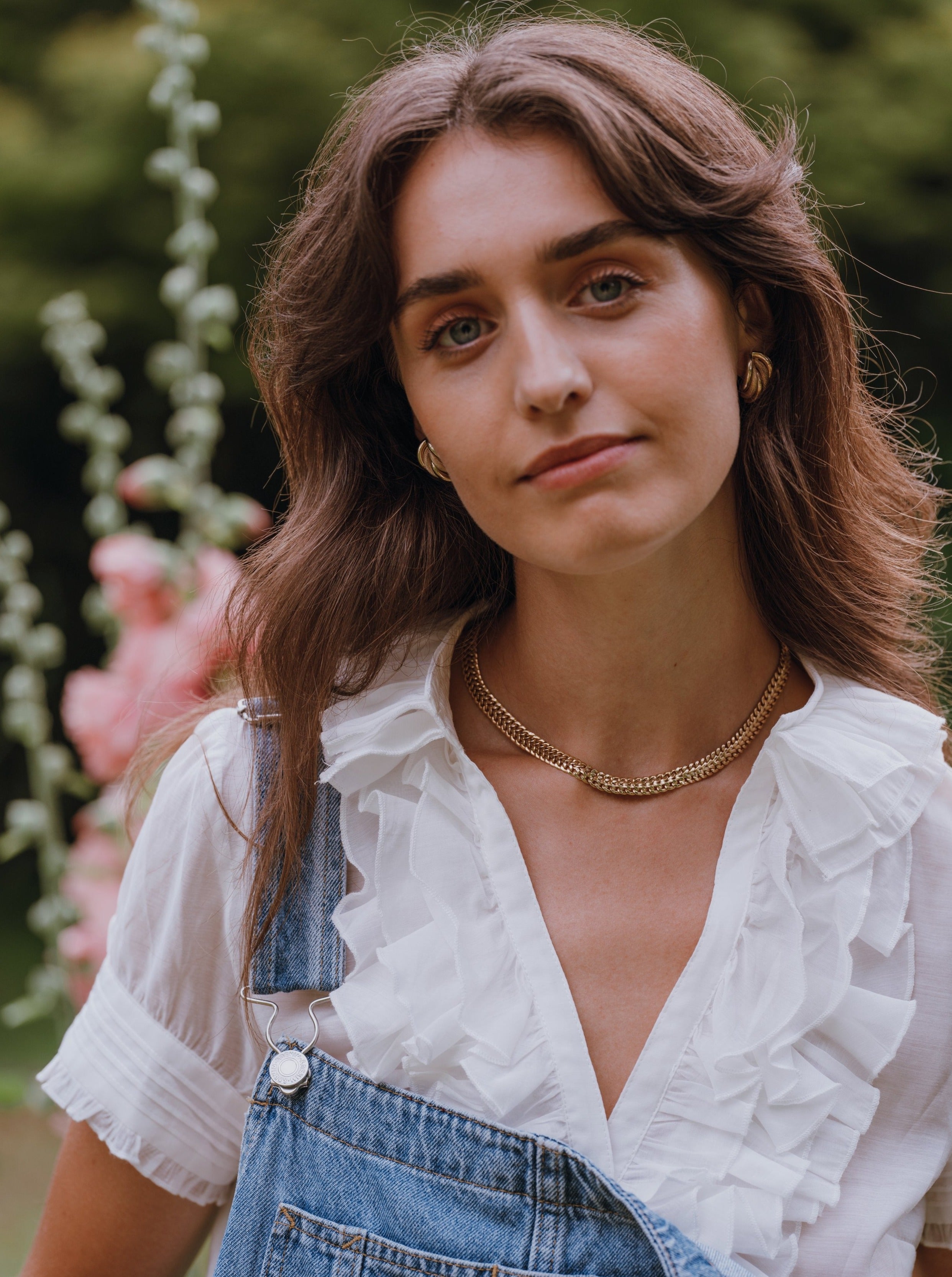 1990s Collar Necklace - 16.5”