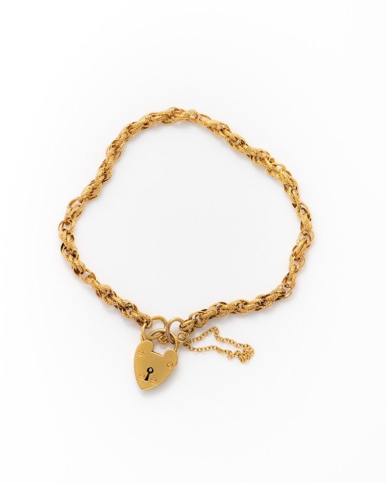 Antique Rope Chain Bracelet