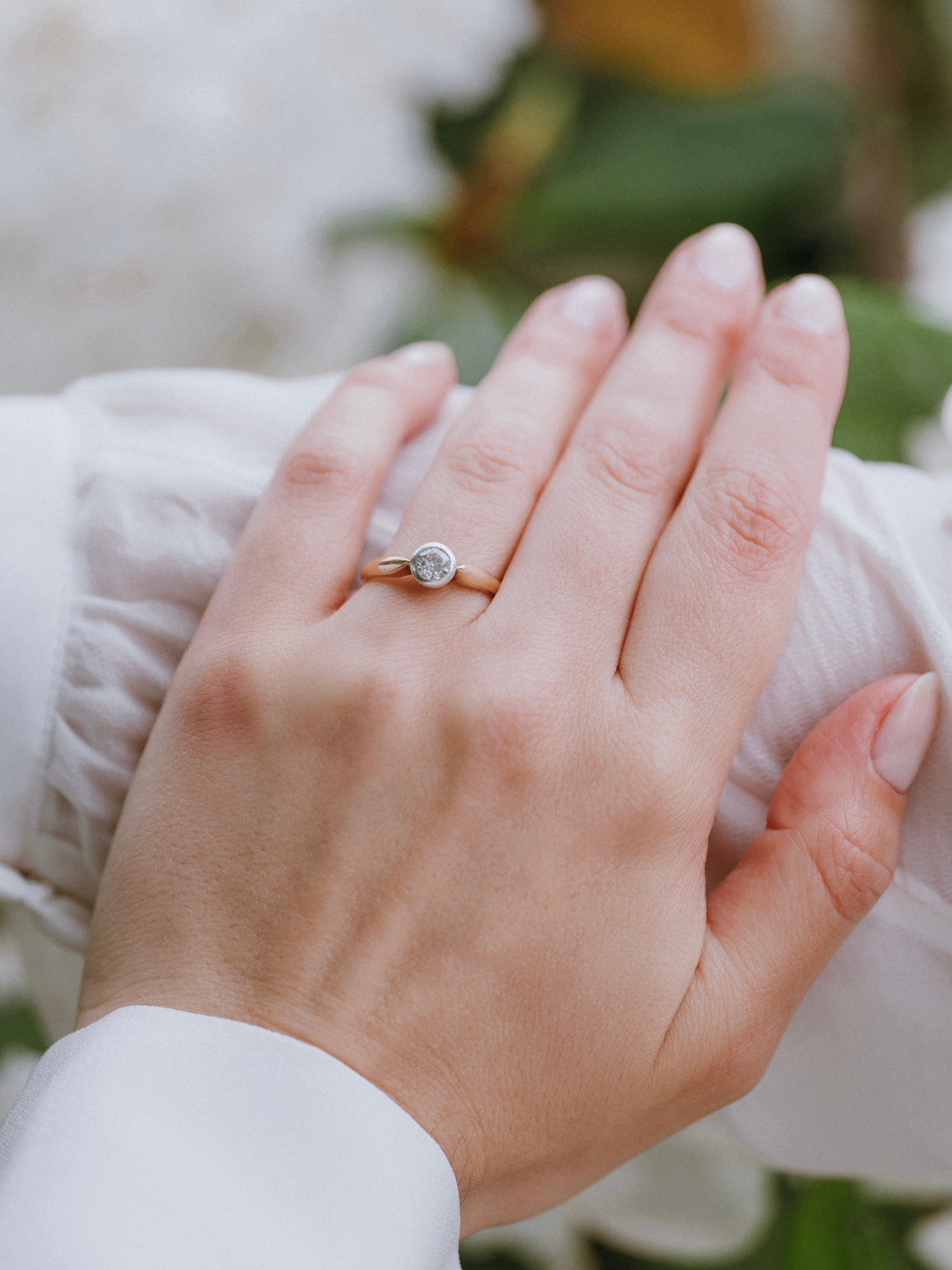 Austro-Hungarian Solitaire Diamond Ring