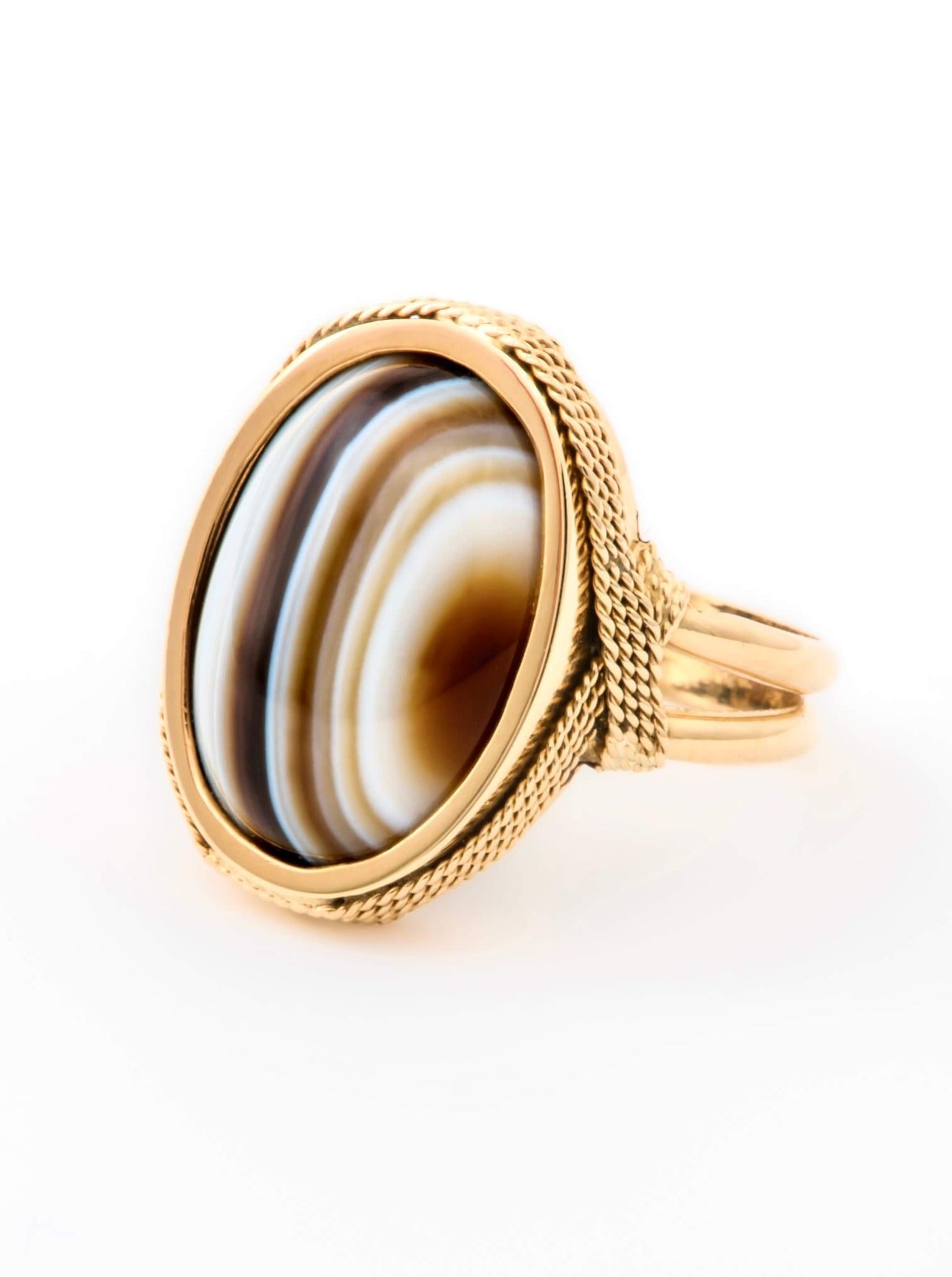 Banded Agate Ring