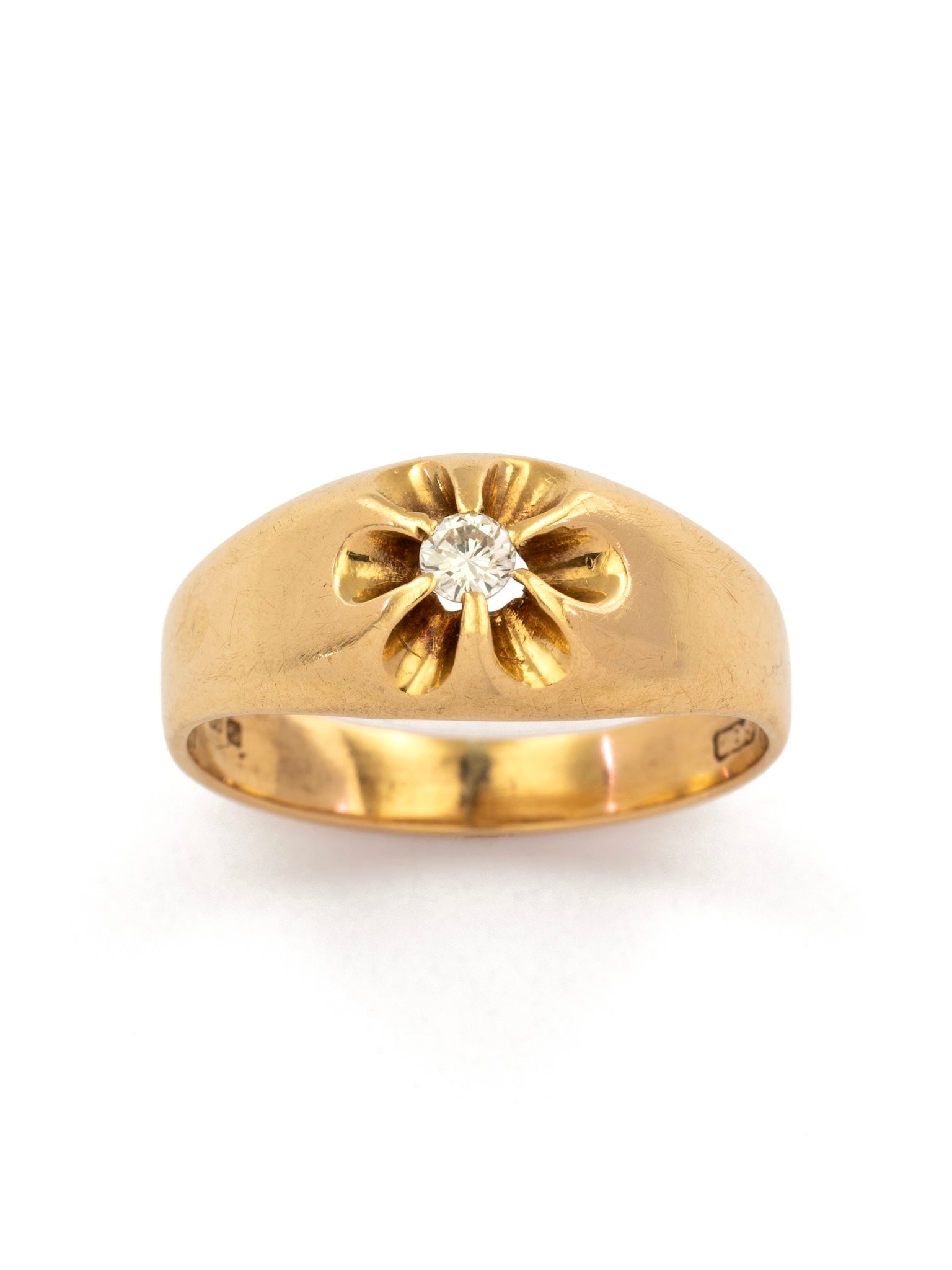Buttercup-set Diamond Gypsy Ring