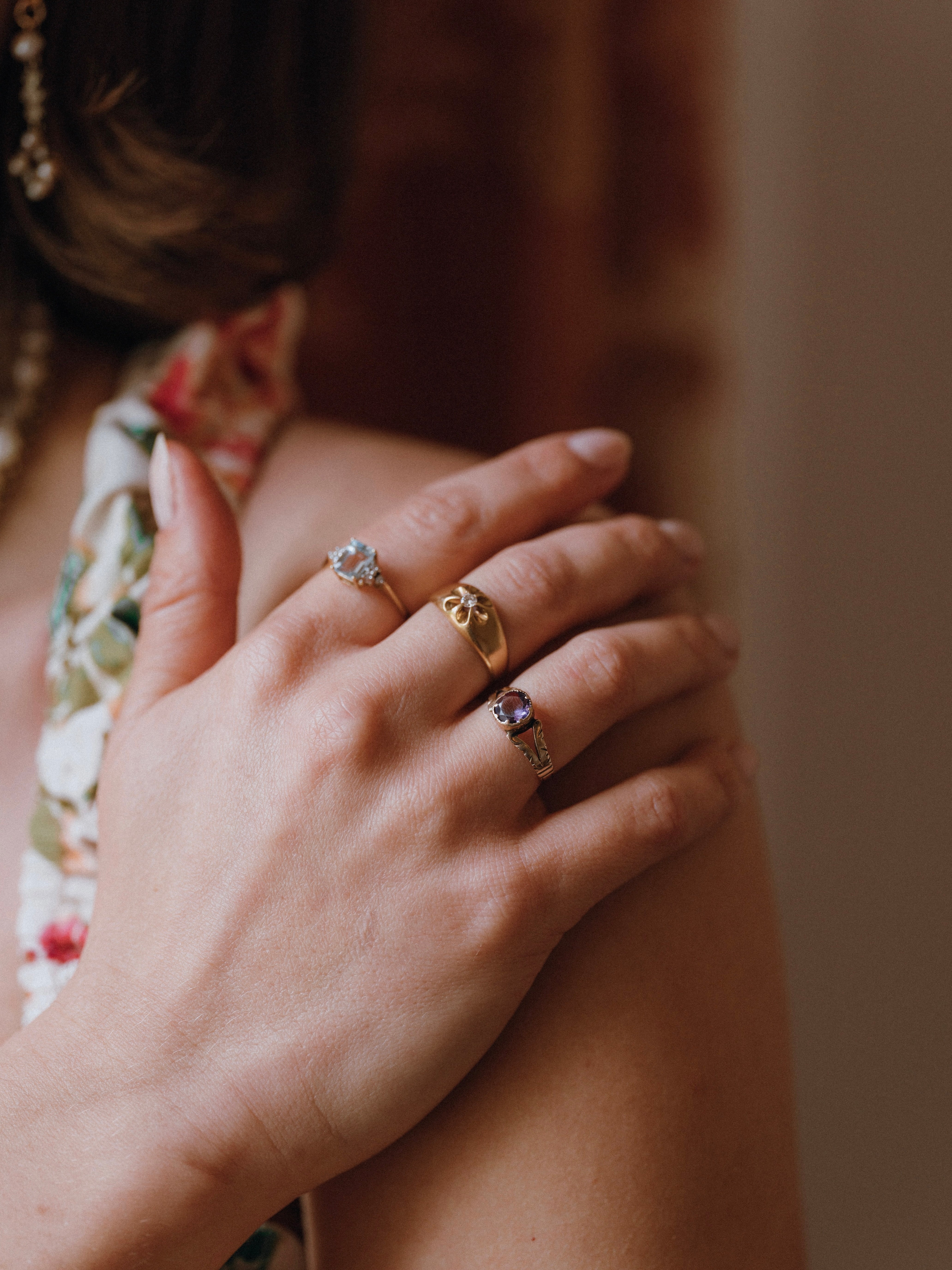 Buttercup-set Diamond Gypsy Ring