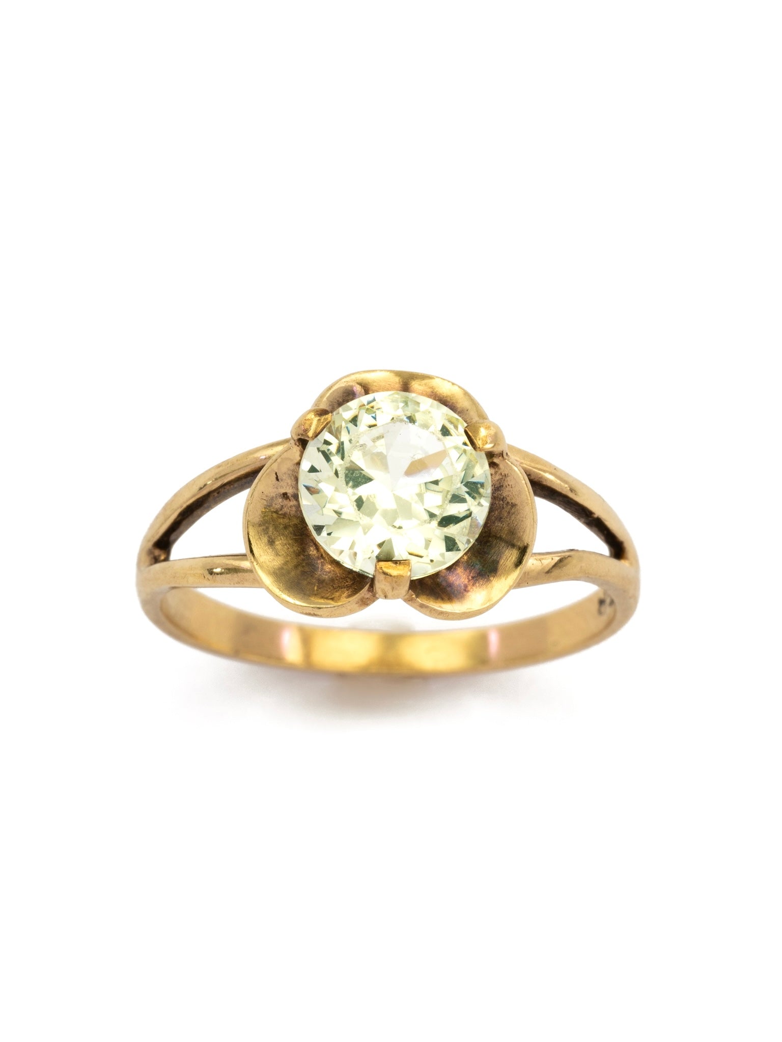 Buttercup-set Spinel Ring