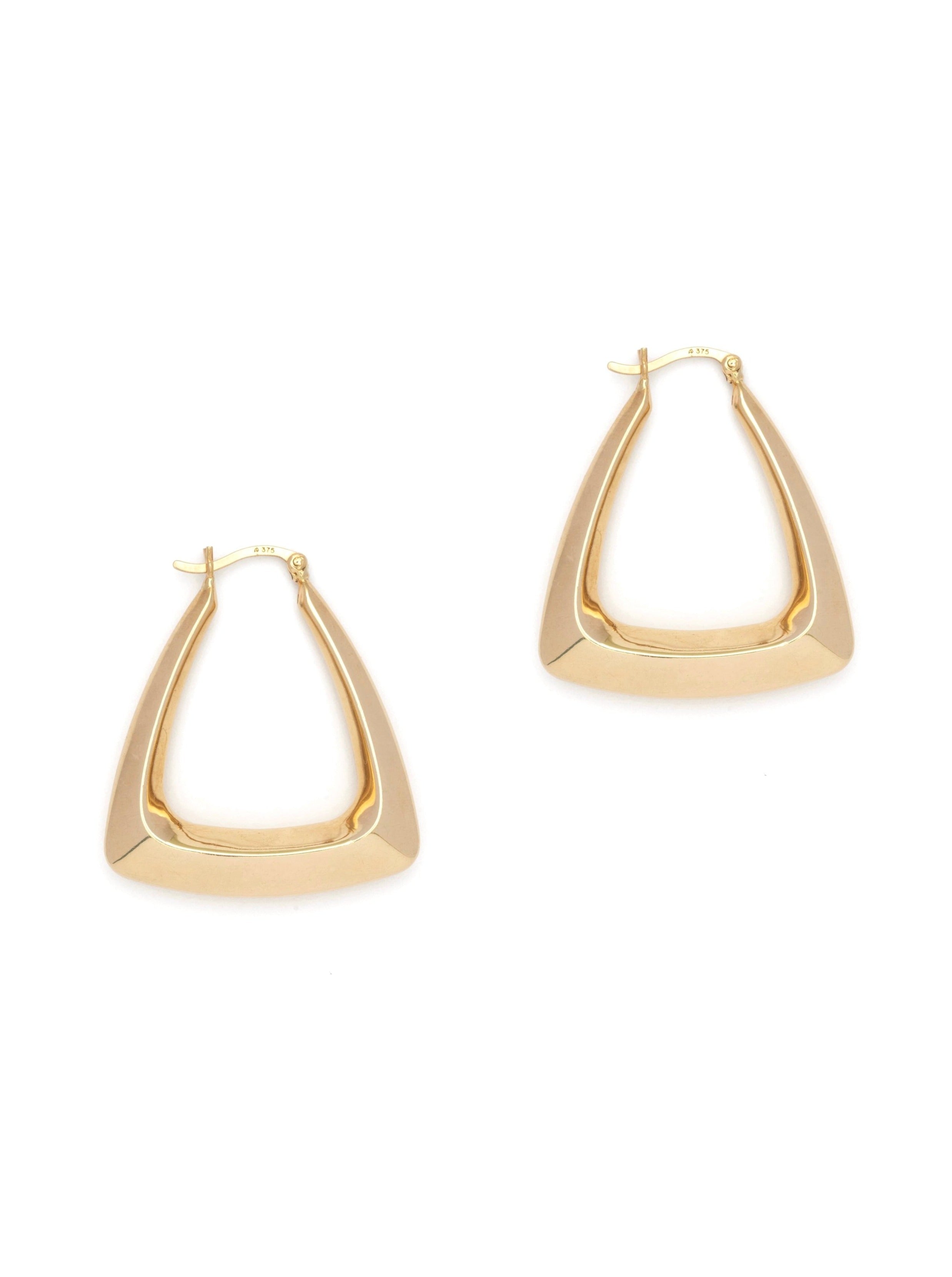 Chunky Triangle Hoops - 30mm
