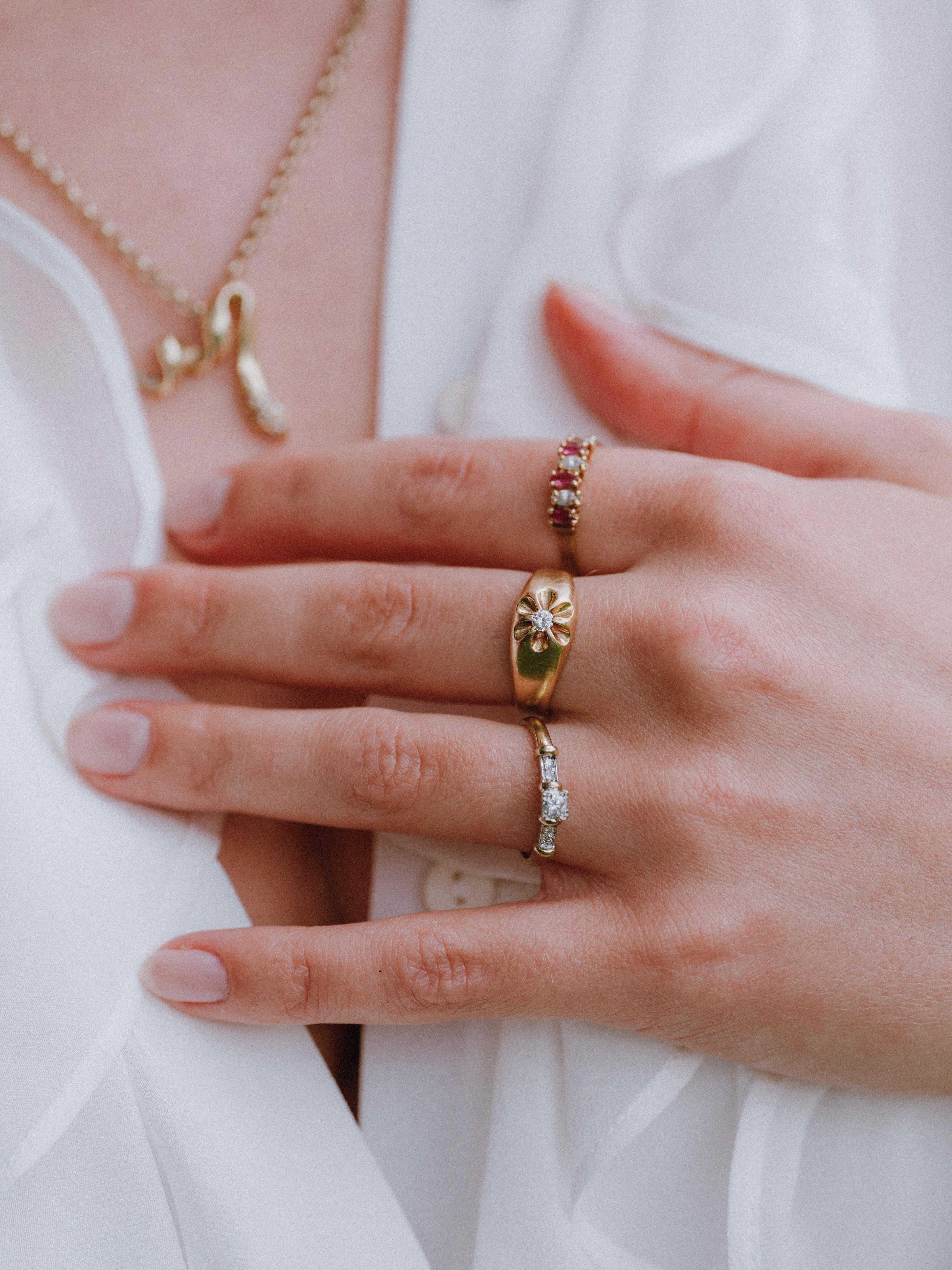 Diamond Stacking Ring