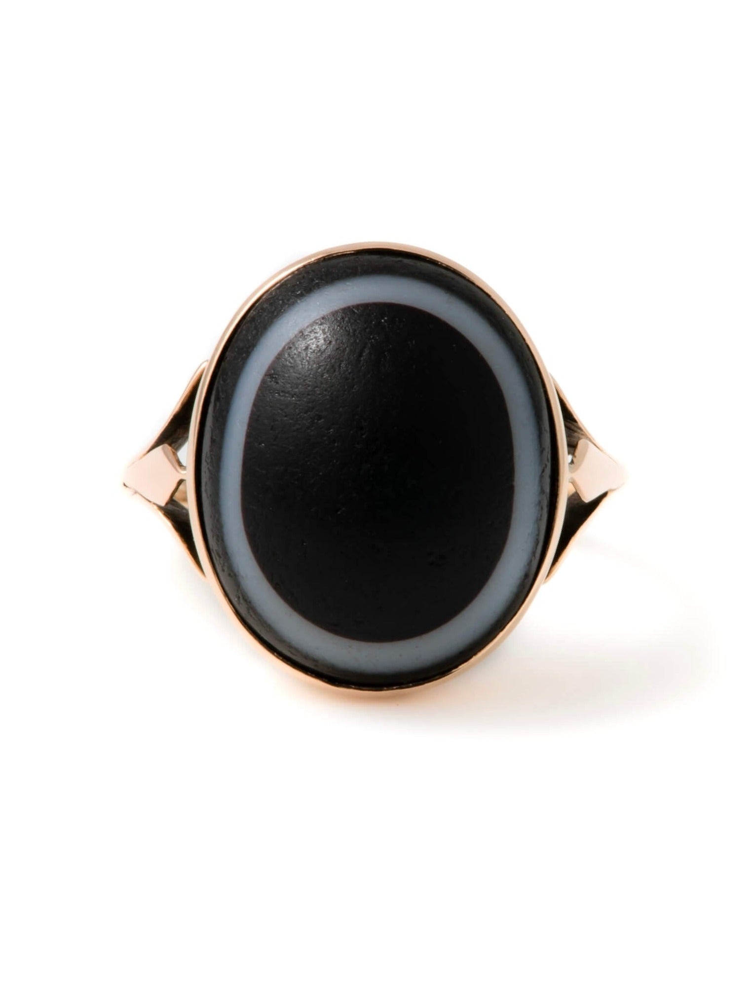 Edwardian Banded Onyx Ring