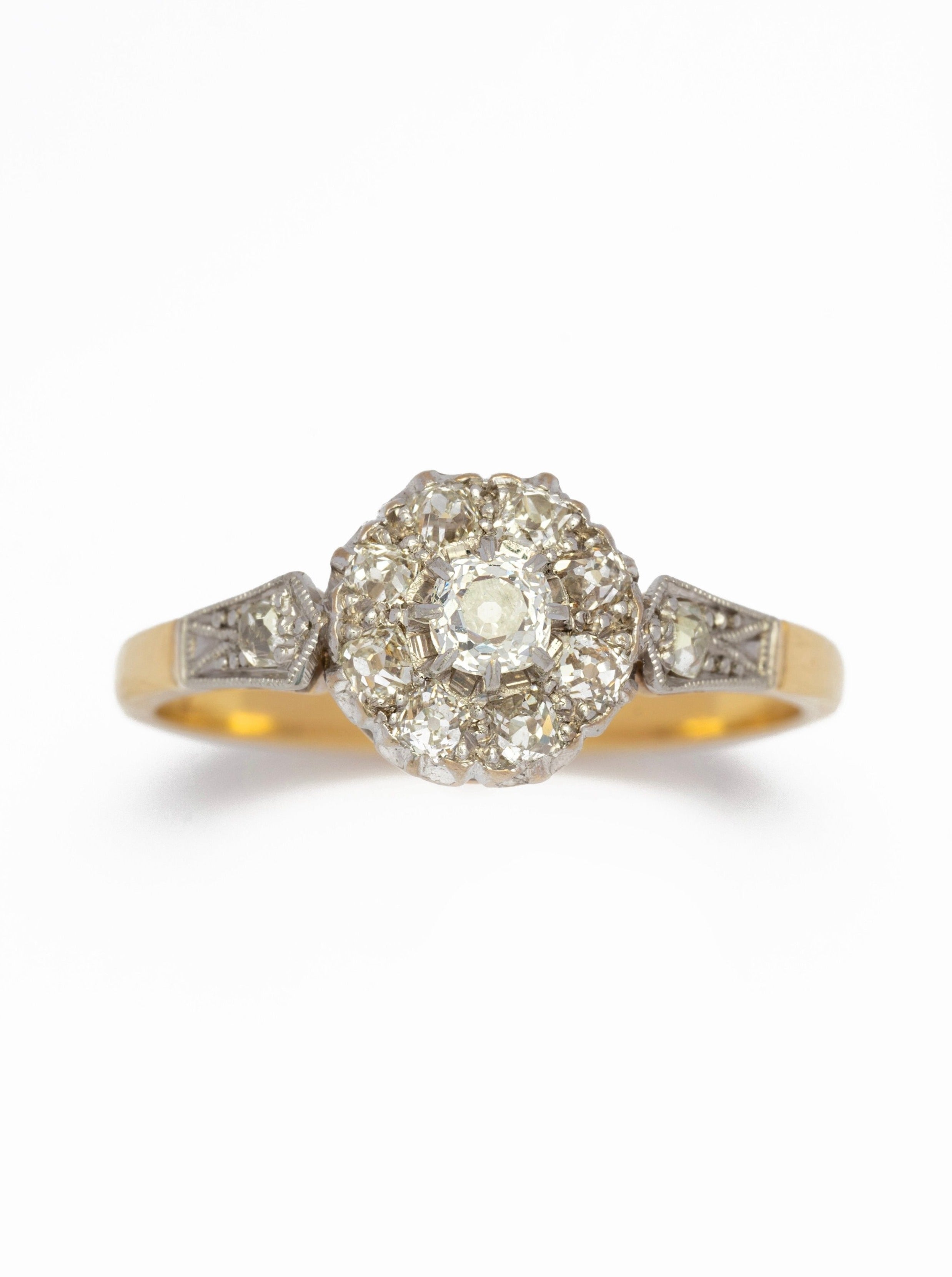 Edwardian Old Cut Diamond Ring