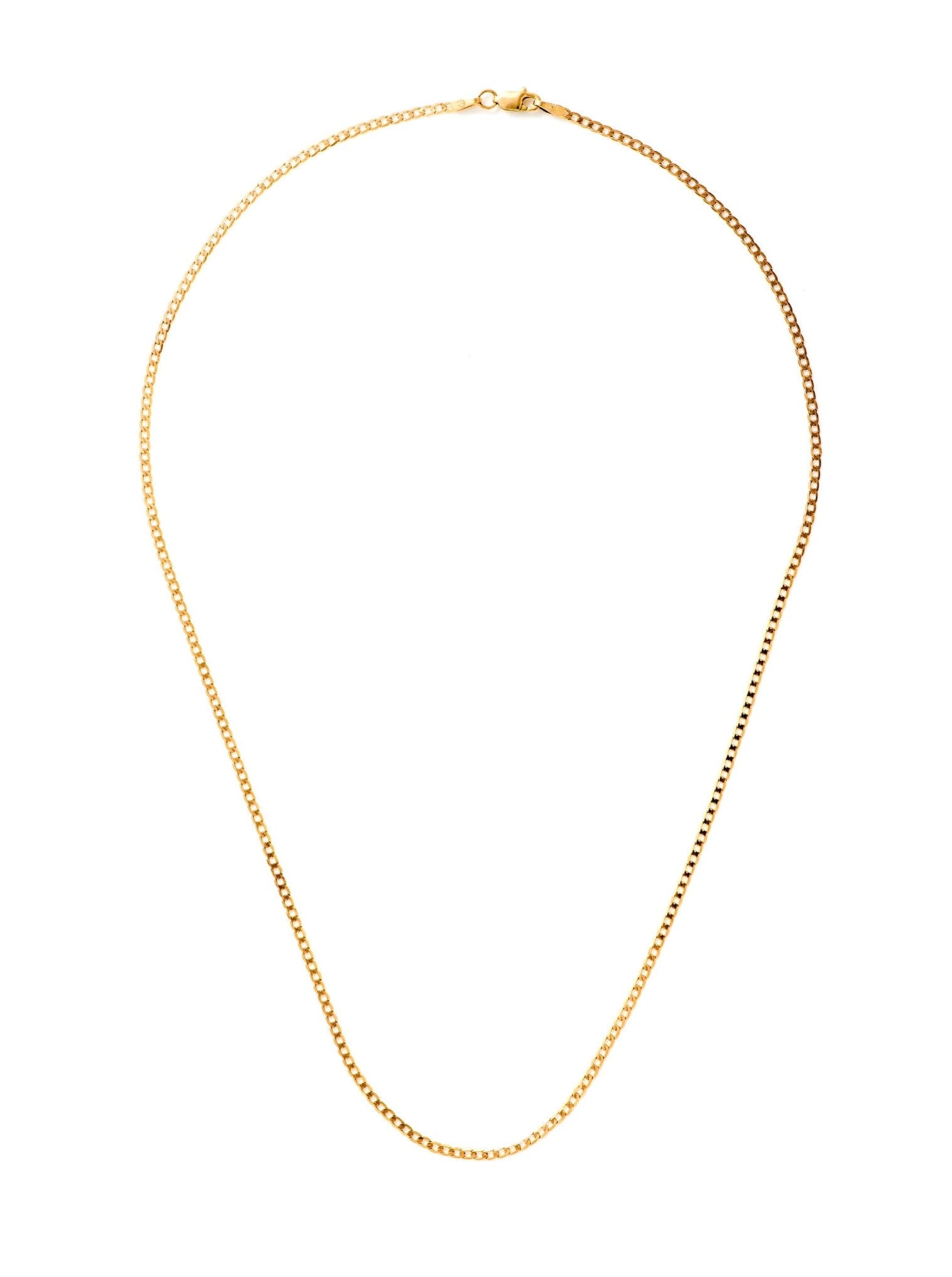 Flat Curb Chain 18”