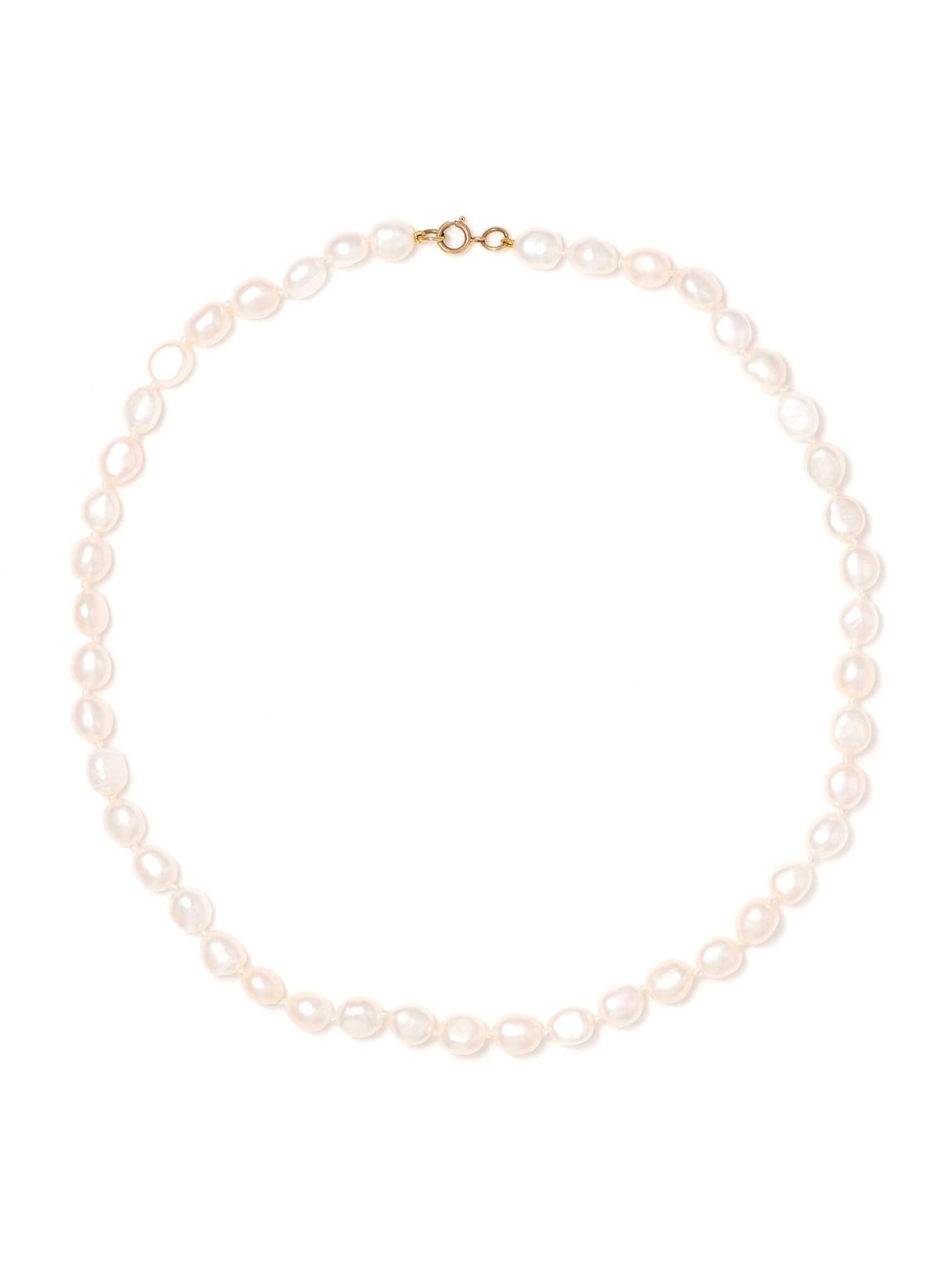 Freshwater Baroque Pearl Necklace 16"