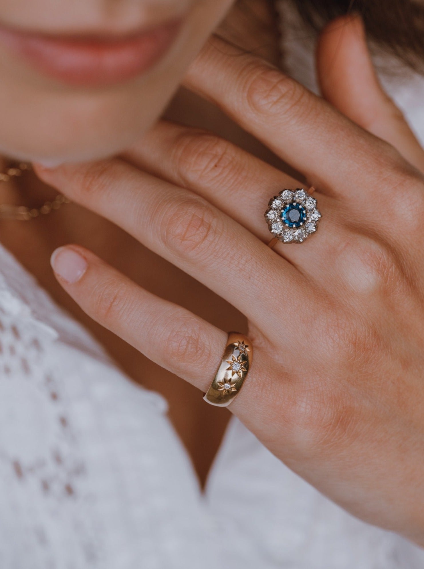 George V 18ct Gypsy Ring