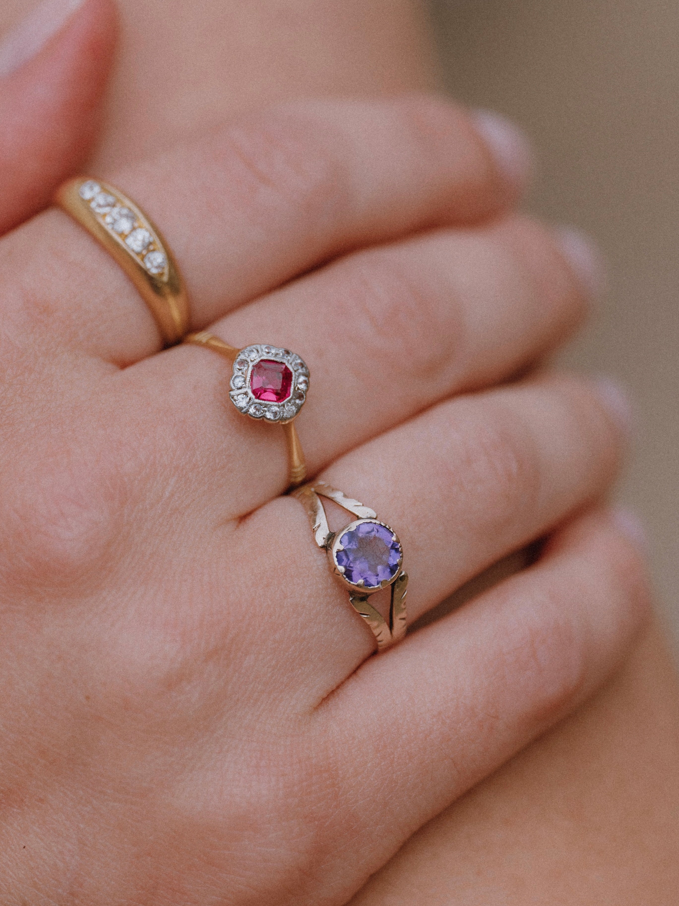 Georgian Amethyst Ring