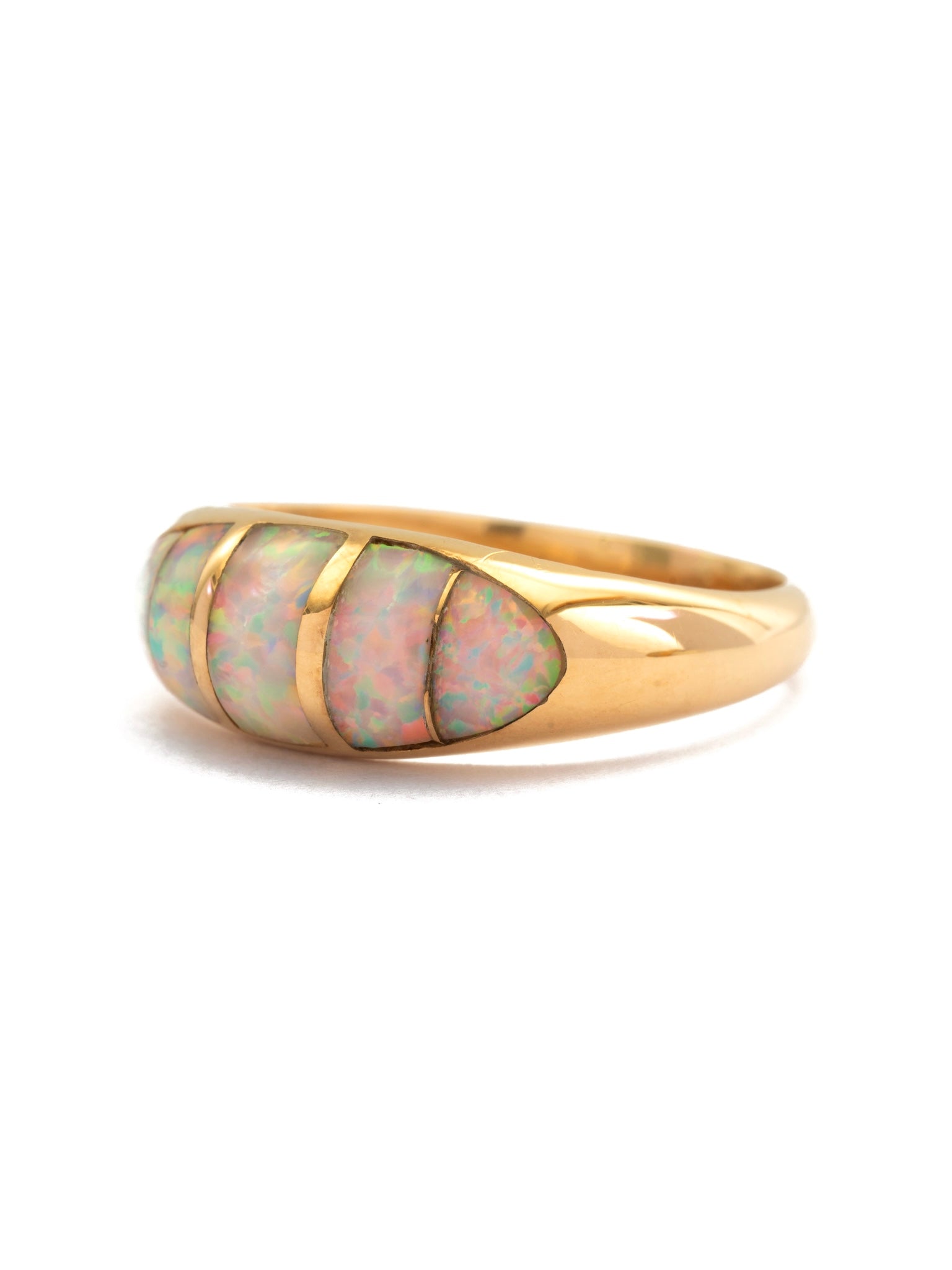 Graduated Opal Ring