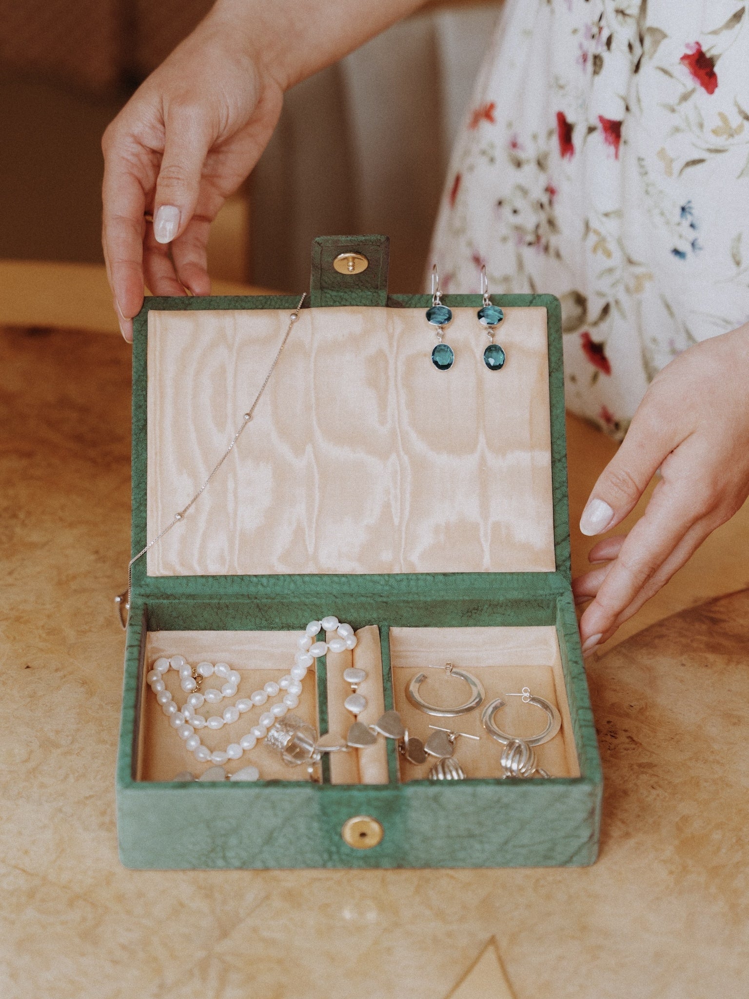 Sea Green Vintage Box