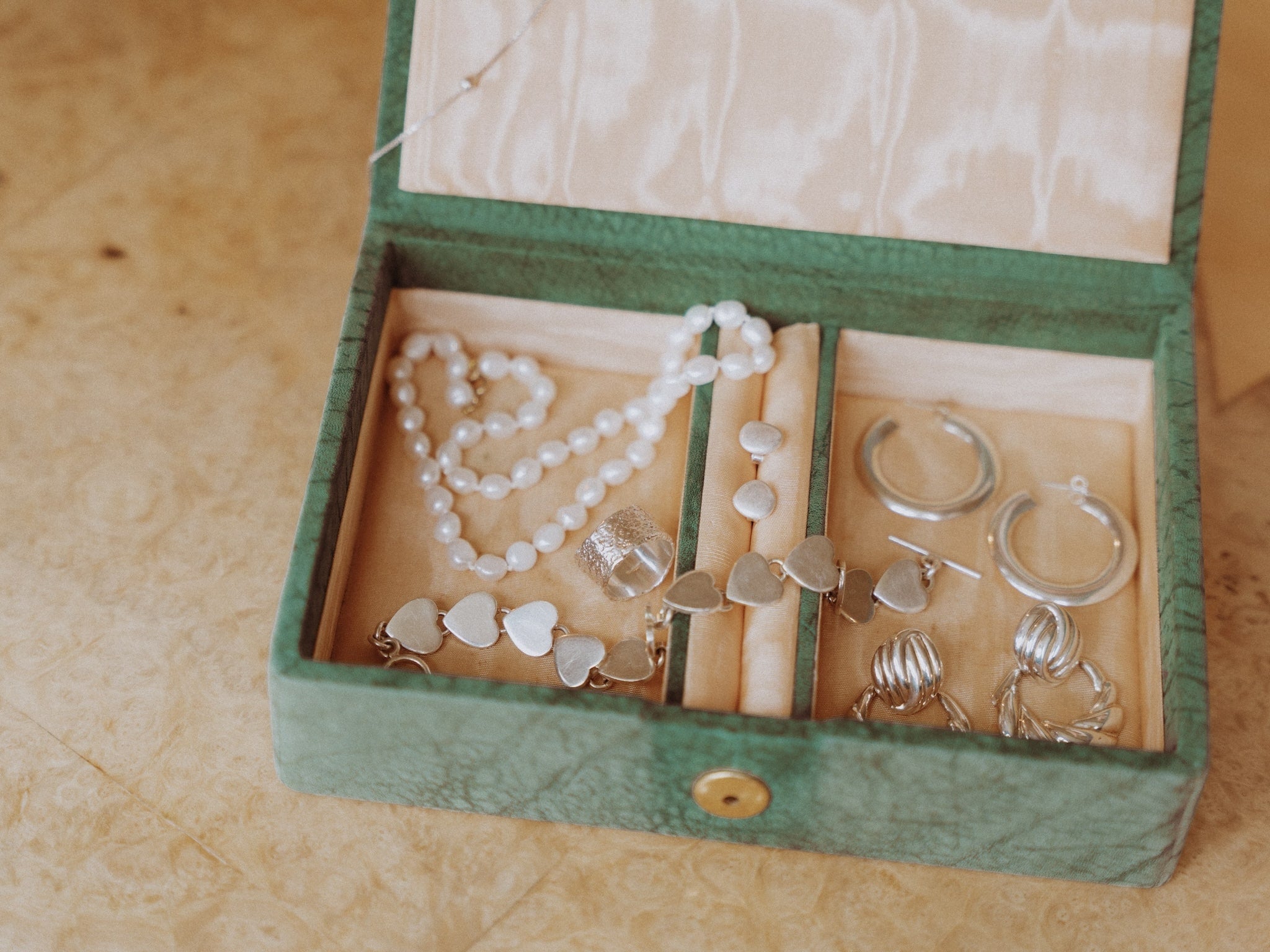 Sea Green Vintage Box