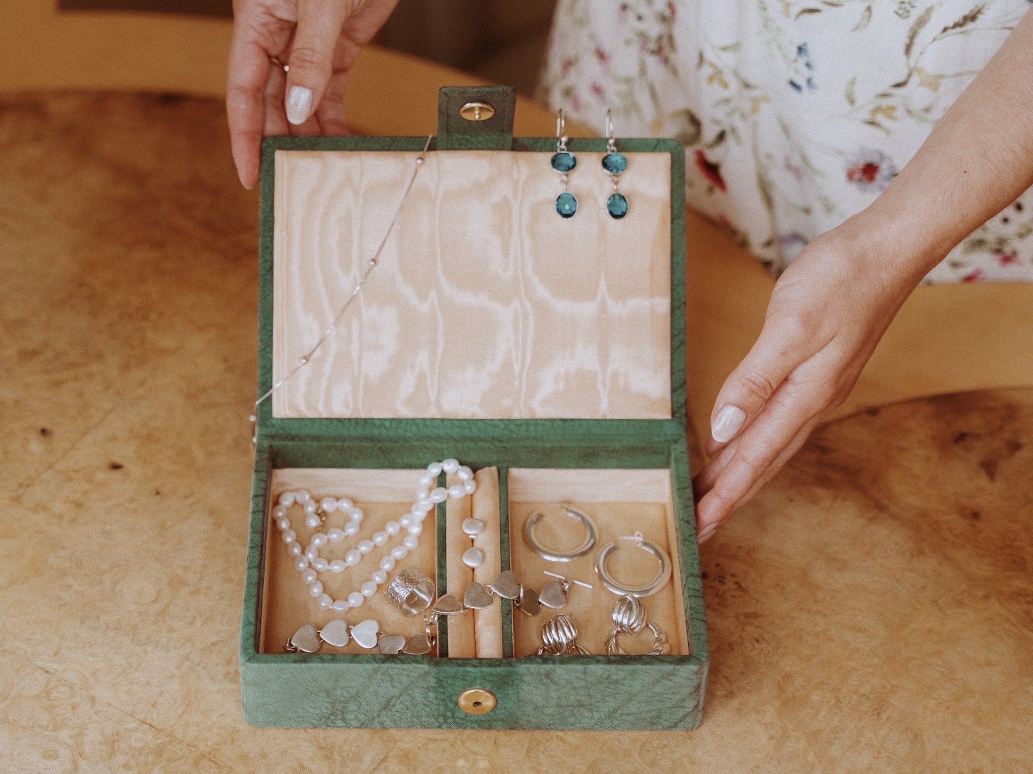 Sea Green Vintage Box