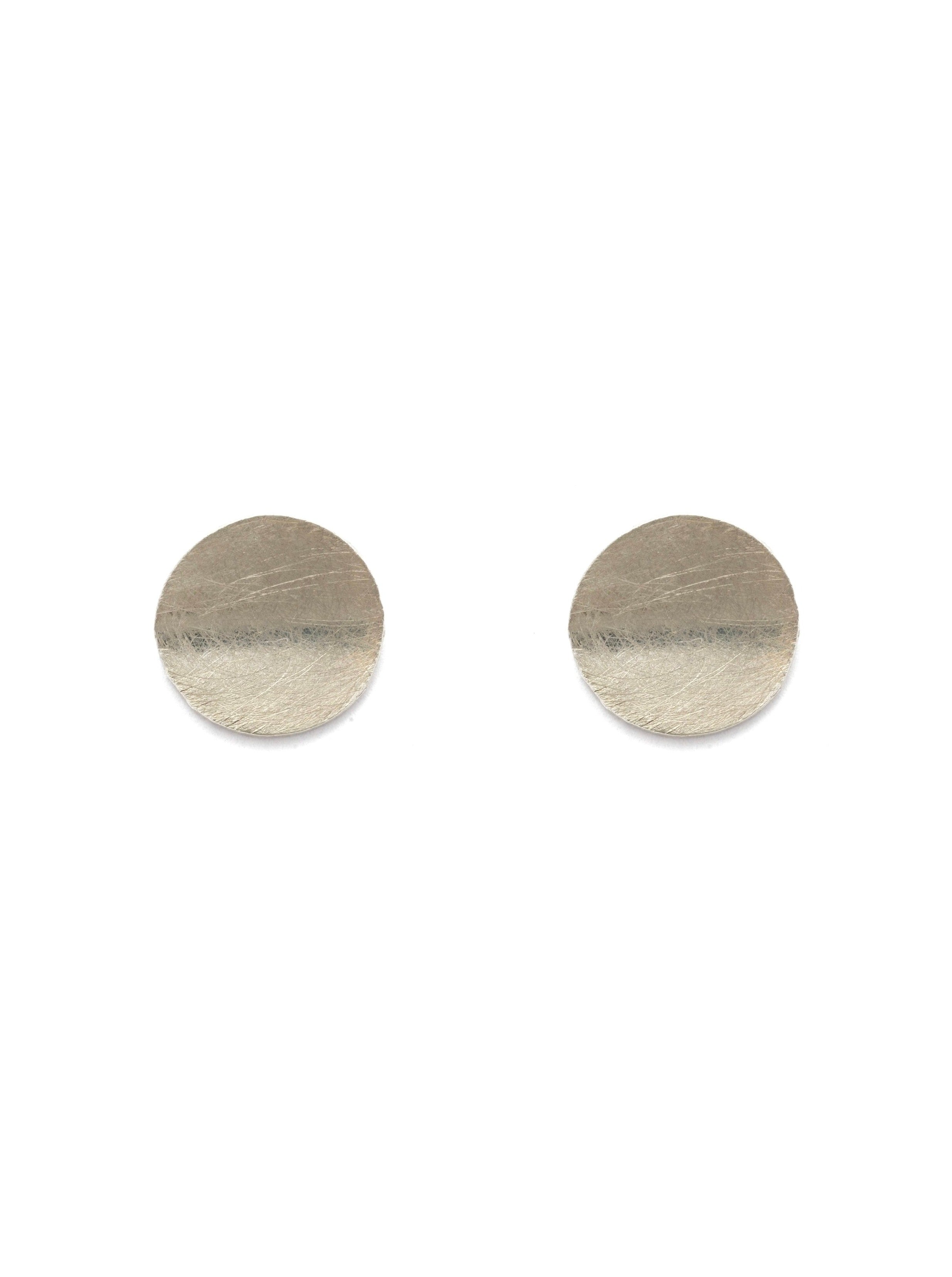 Silver Brushed Studs - 12mm