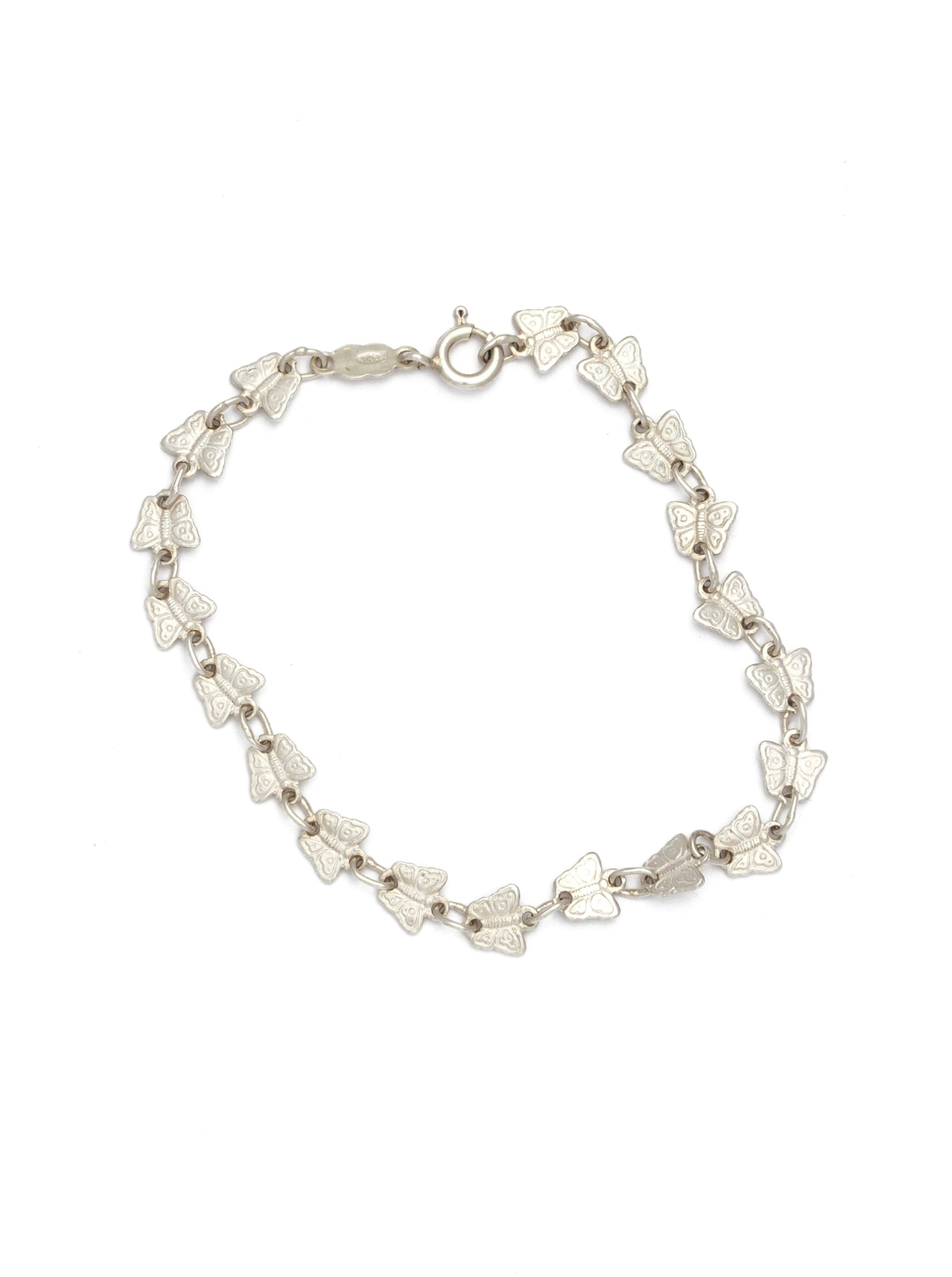 Silver Butterfly Bracelet
