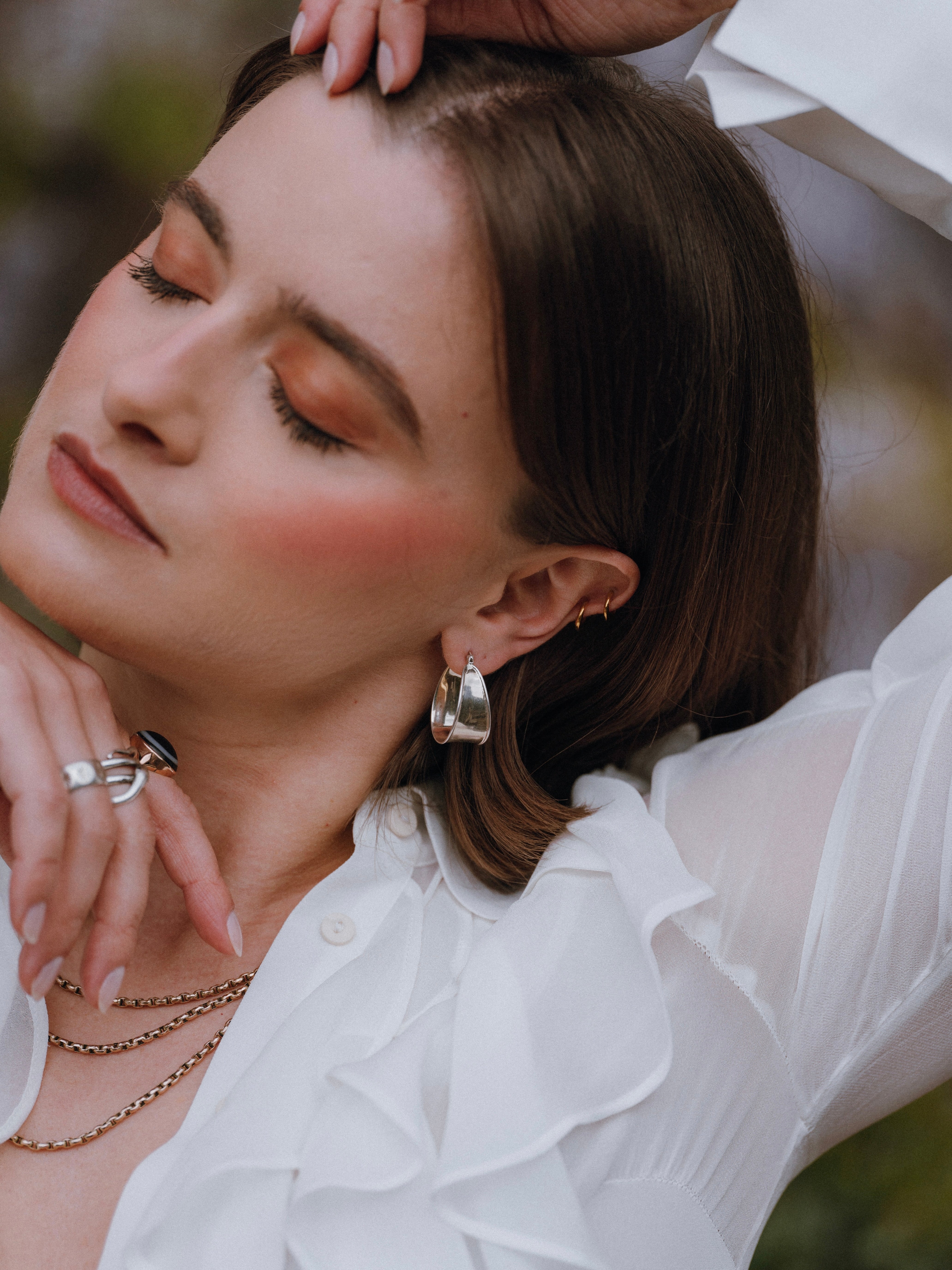 Silver Sling Earrings