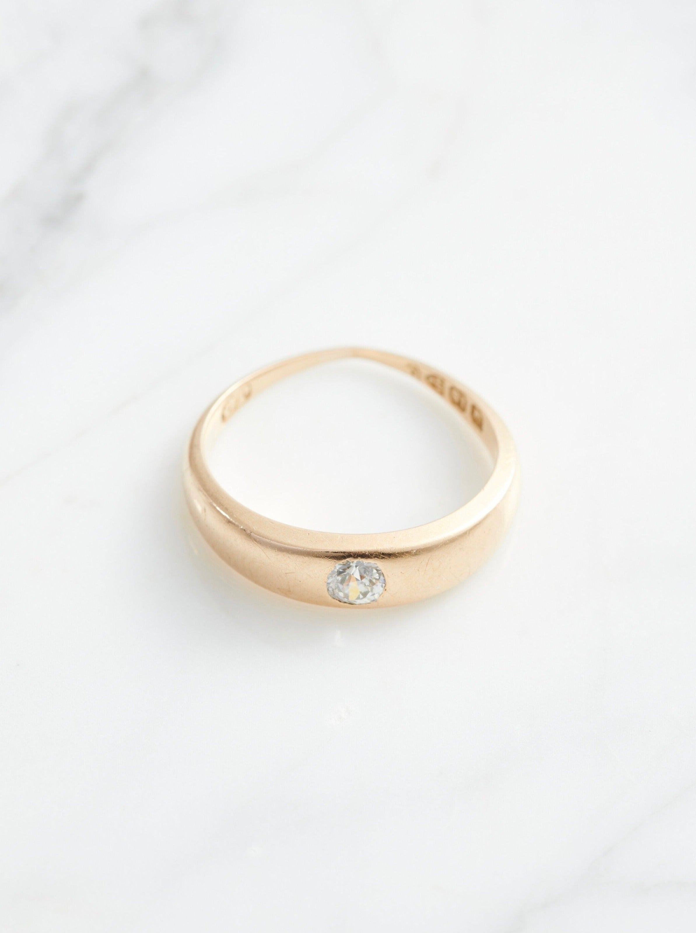 Victorian Diamond Gypsy Ring