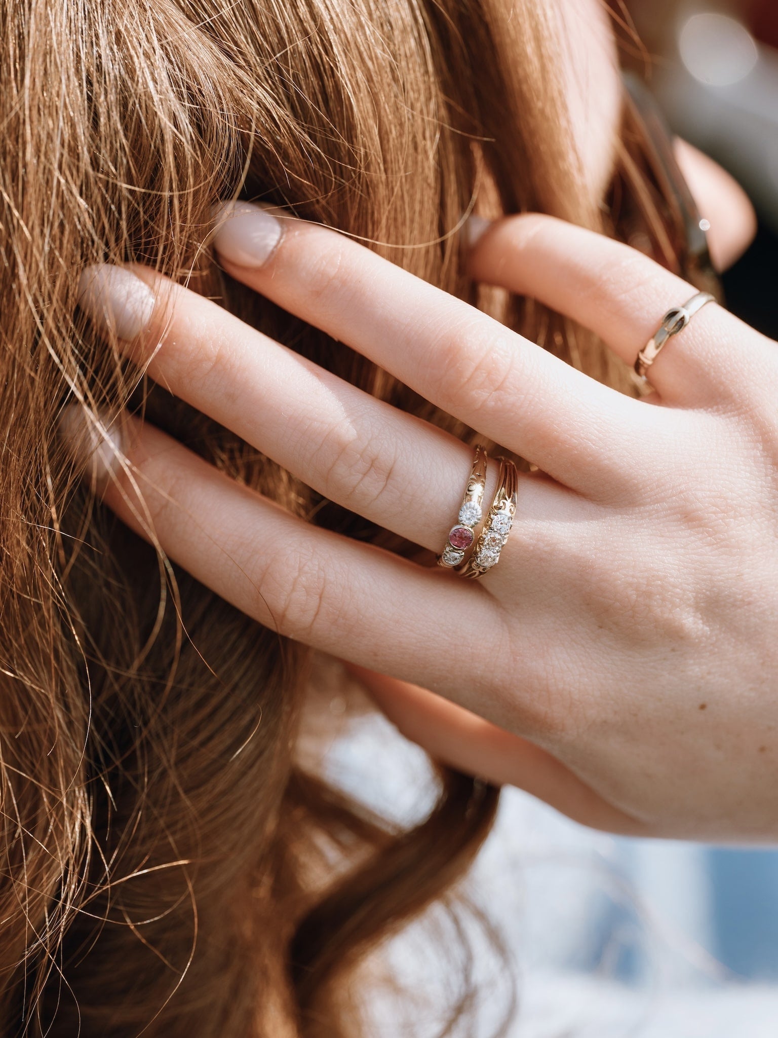 Victorian Mine Cut Diamond Ring