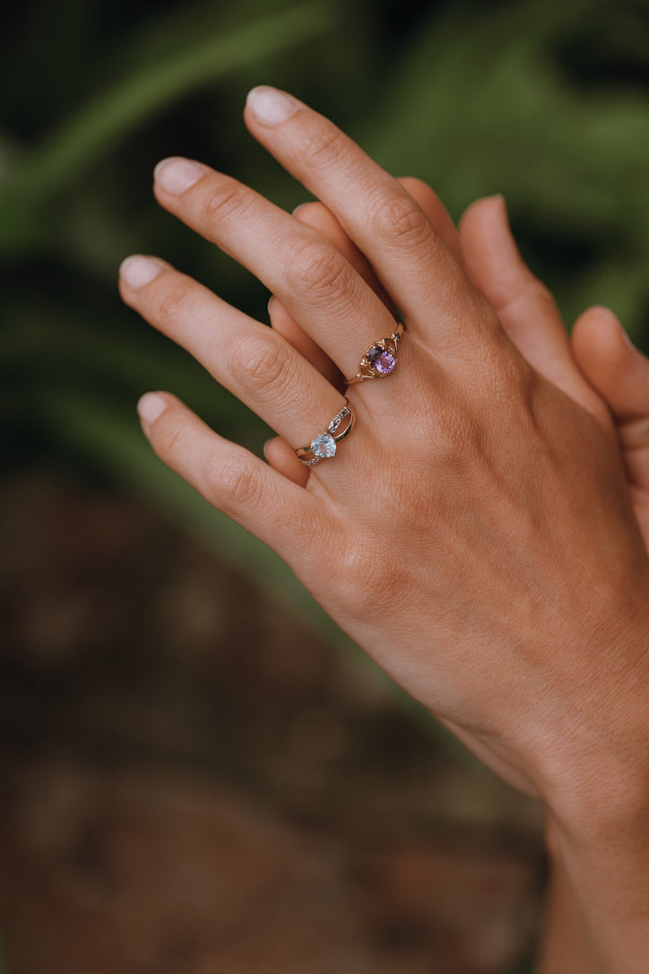 Amethyst Princess Ring