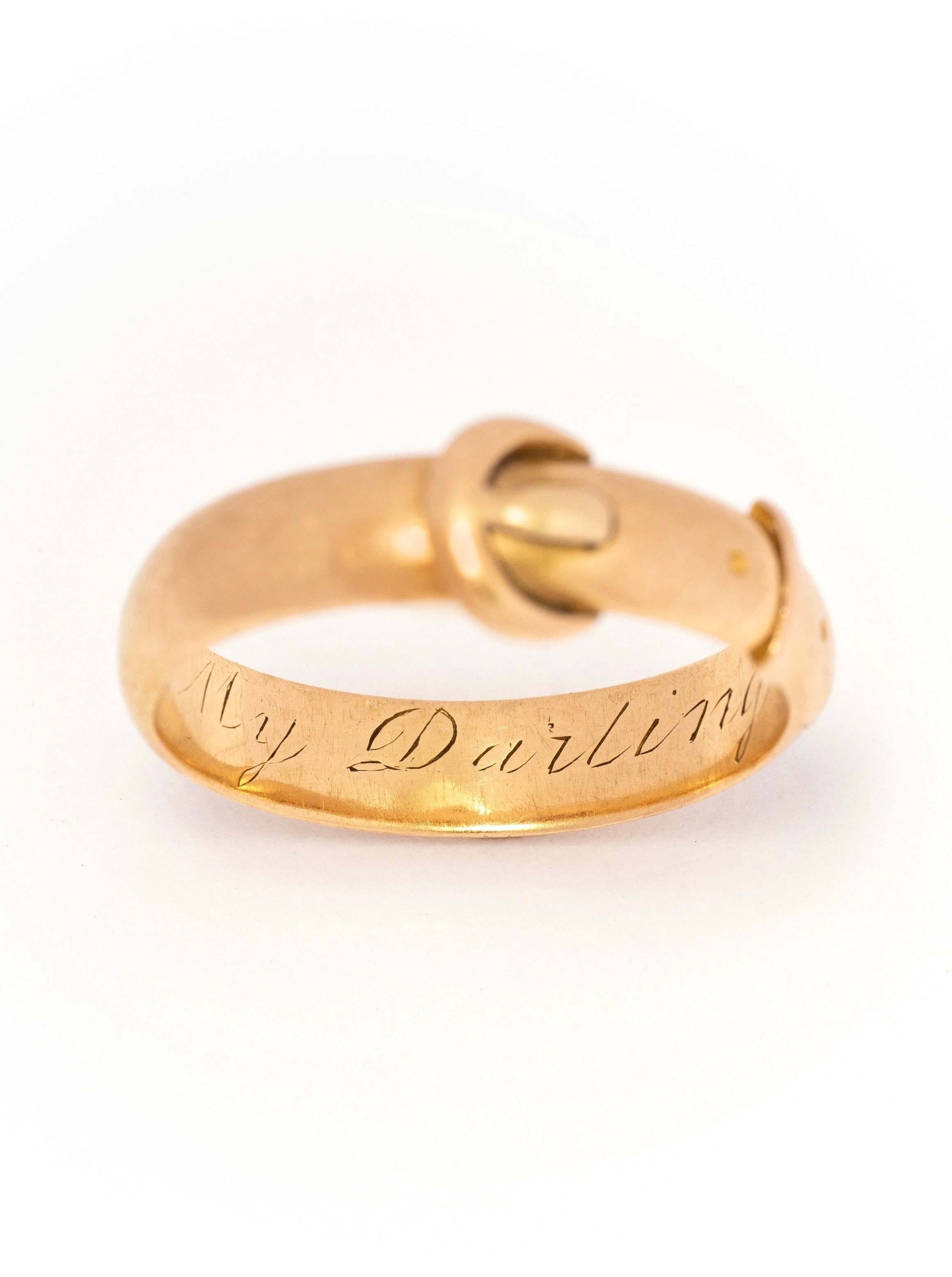 18ct Gold Buckle Ring