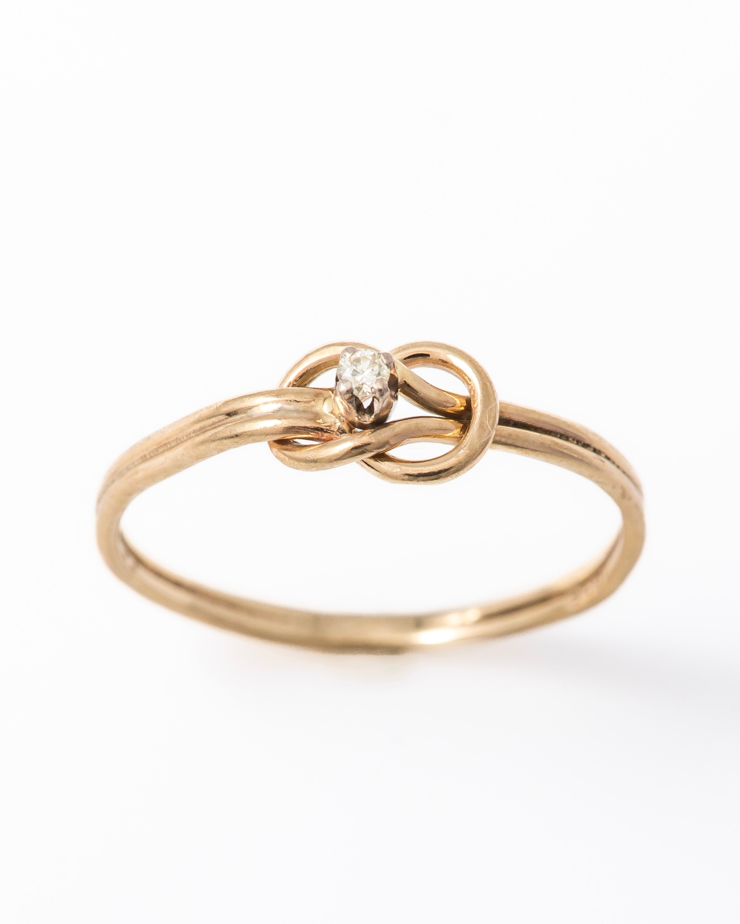 Vintage Lover’s Knot Diamond Ring