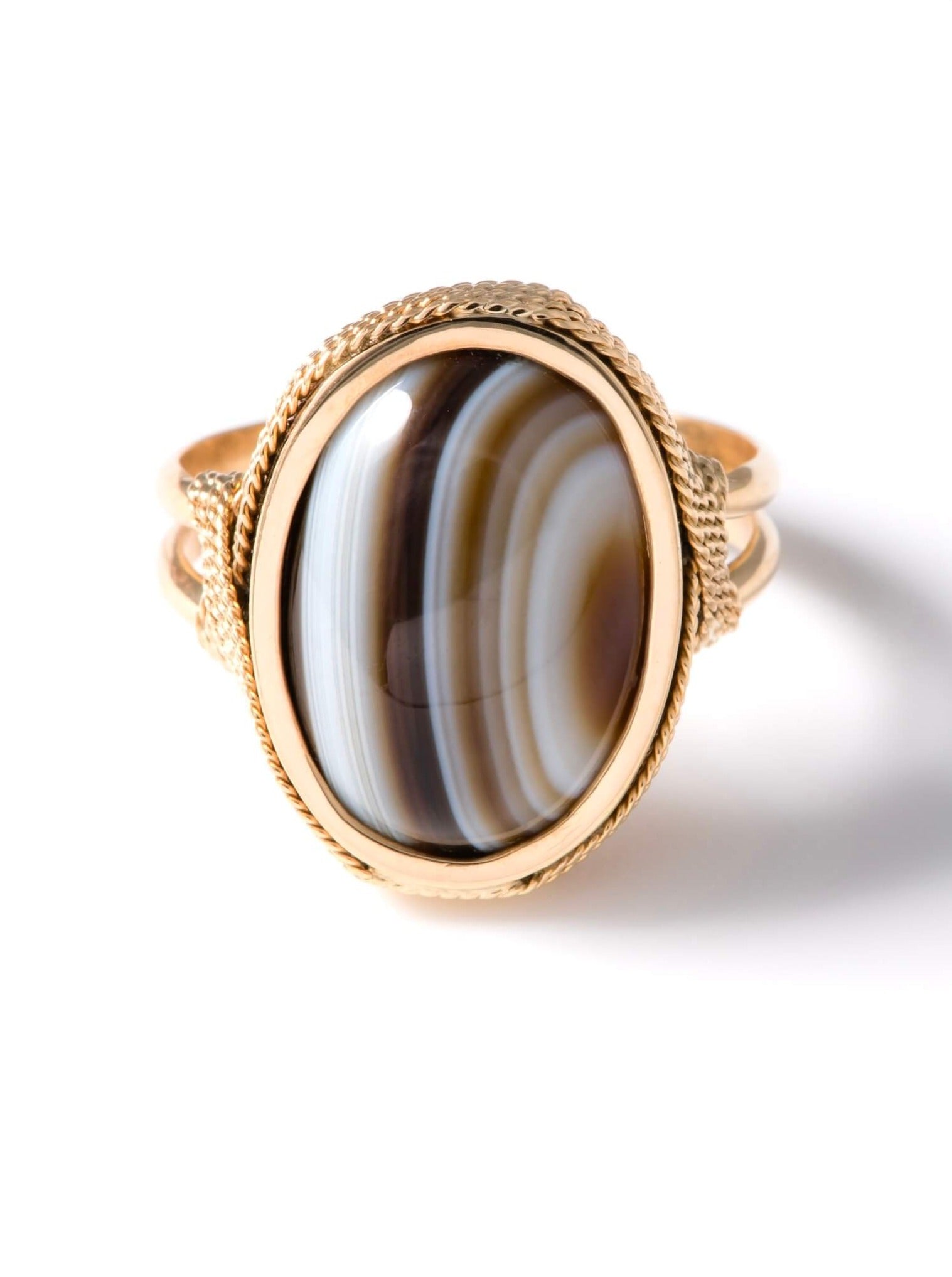 Banded Agate Ring