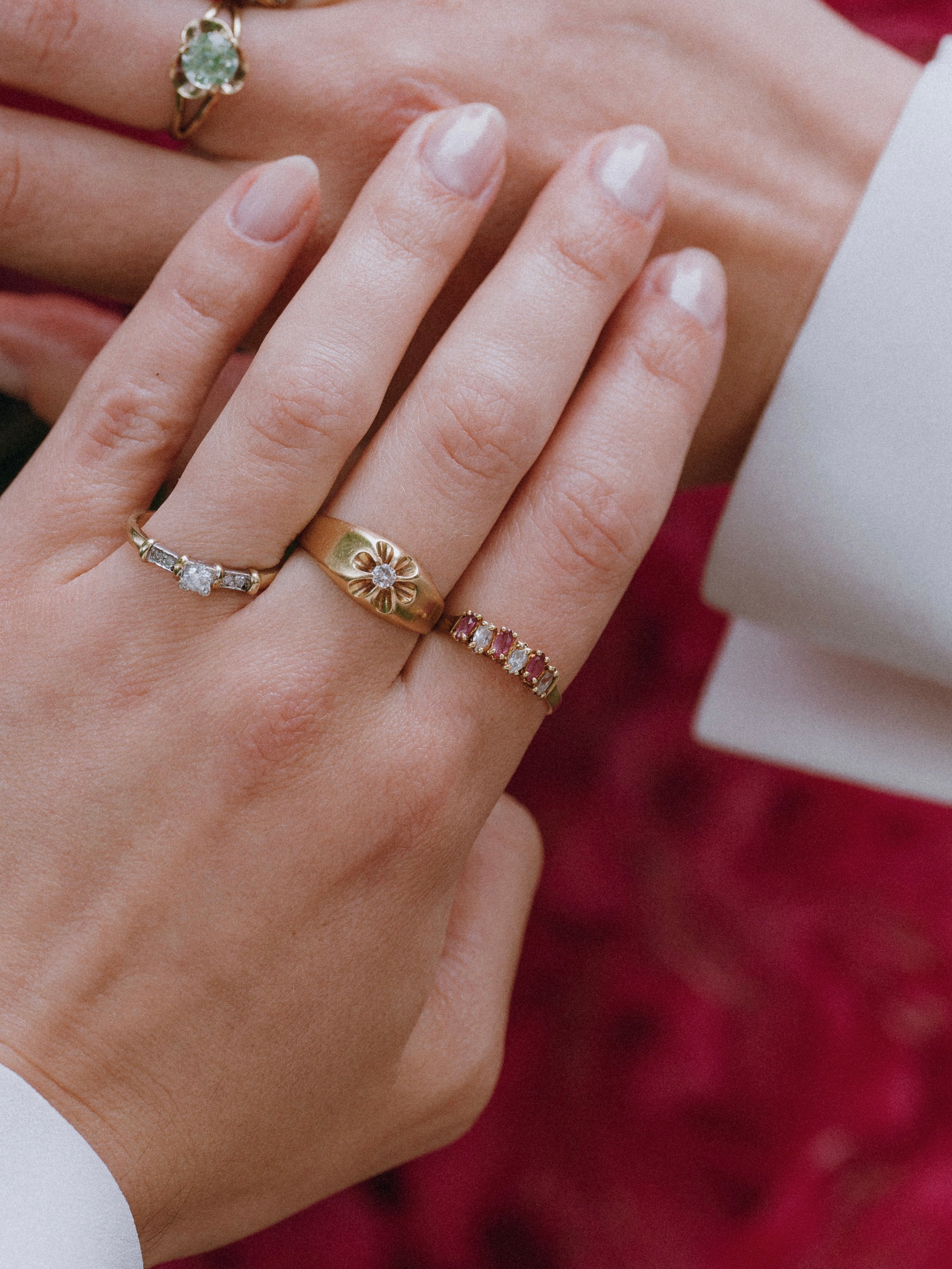 Buttercup-set Diamond Gypsy Ring