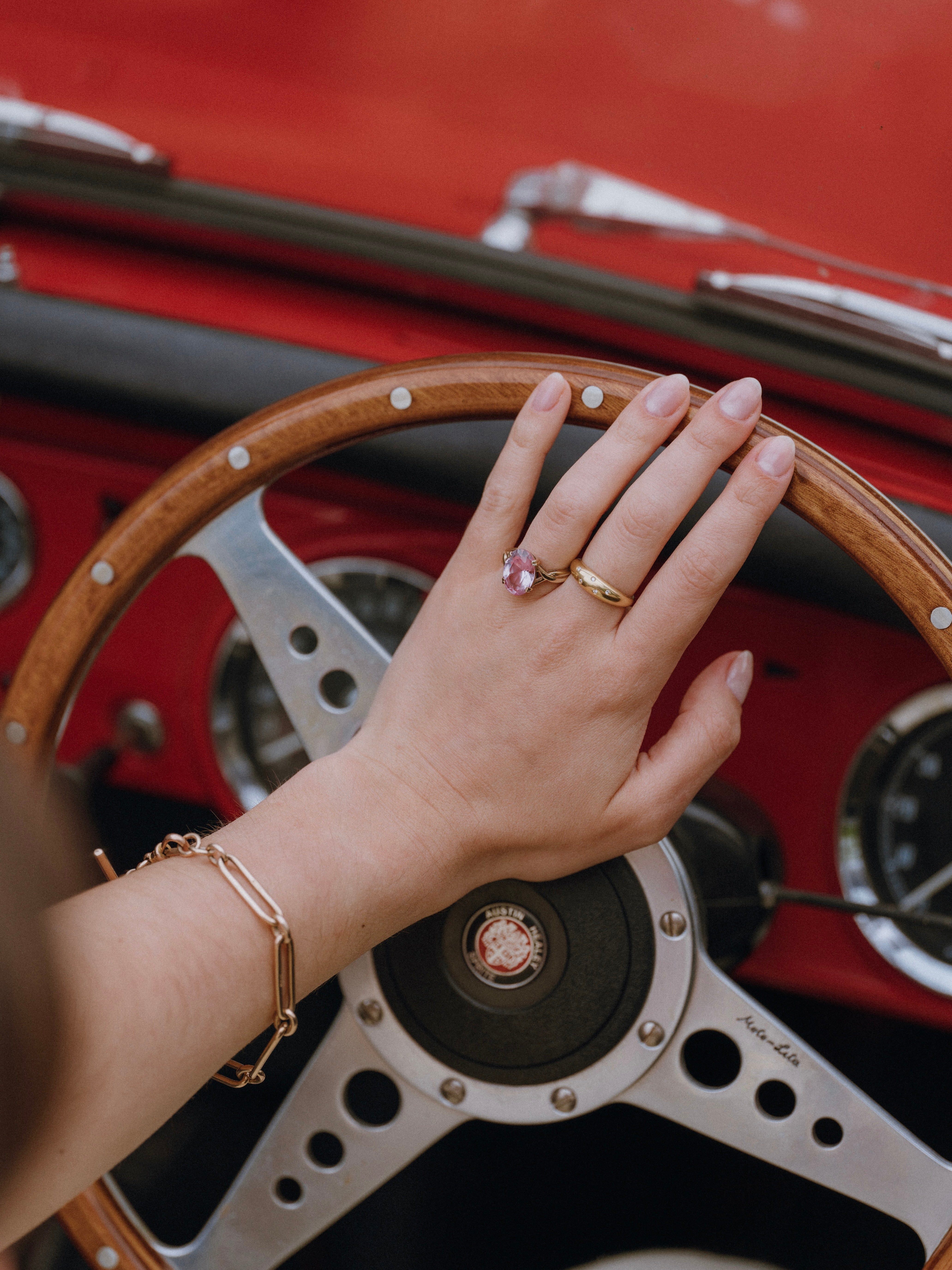 Cassiopeia Diamond Domed Ring