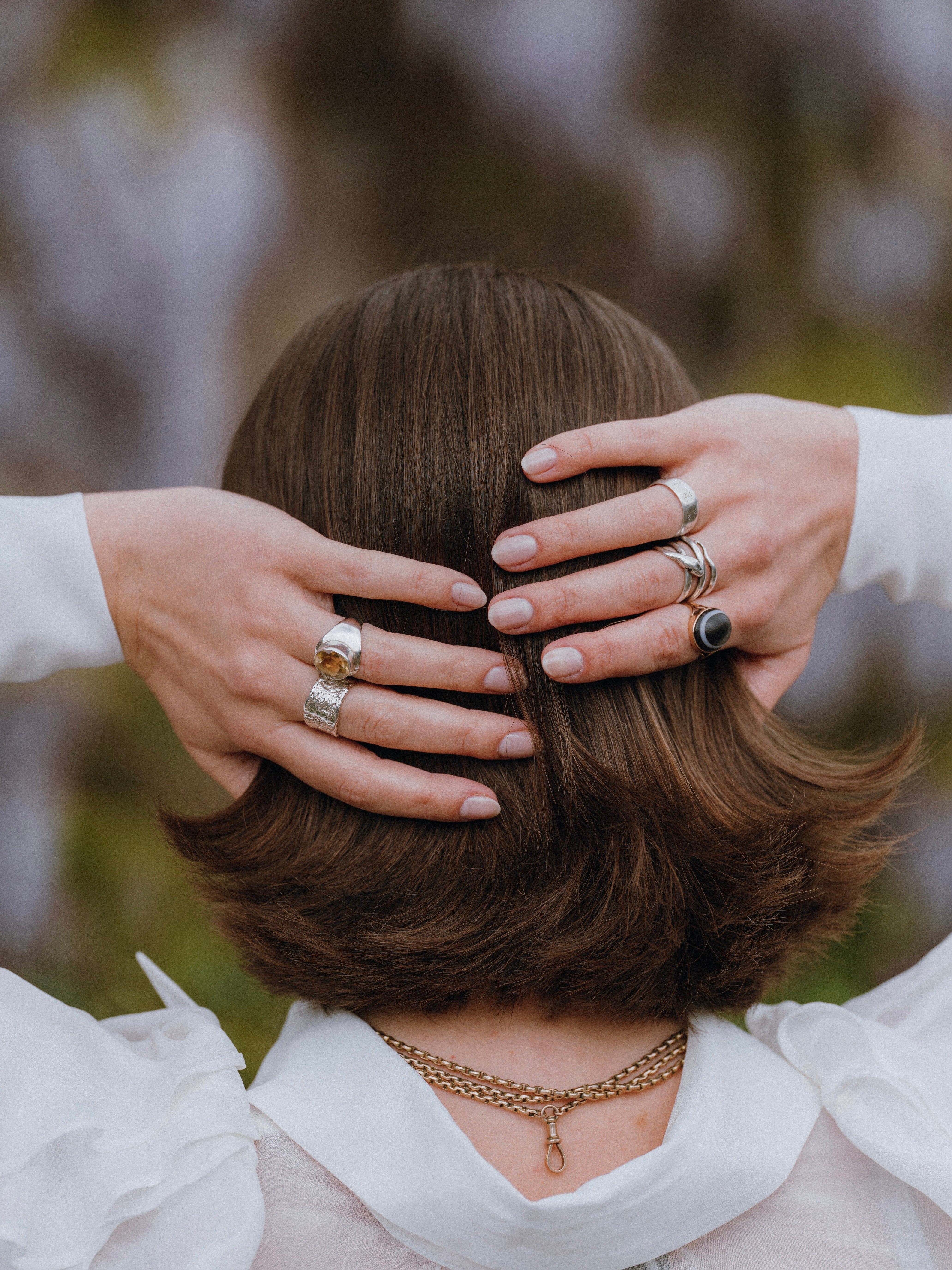 Citrine Solitaire & Silver Ring