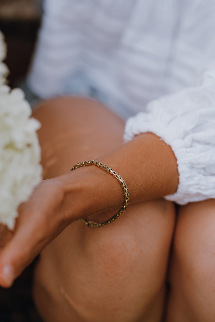 Rounded Fancy Link Bracelet