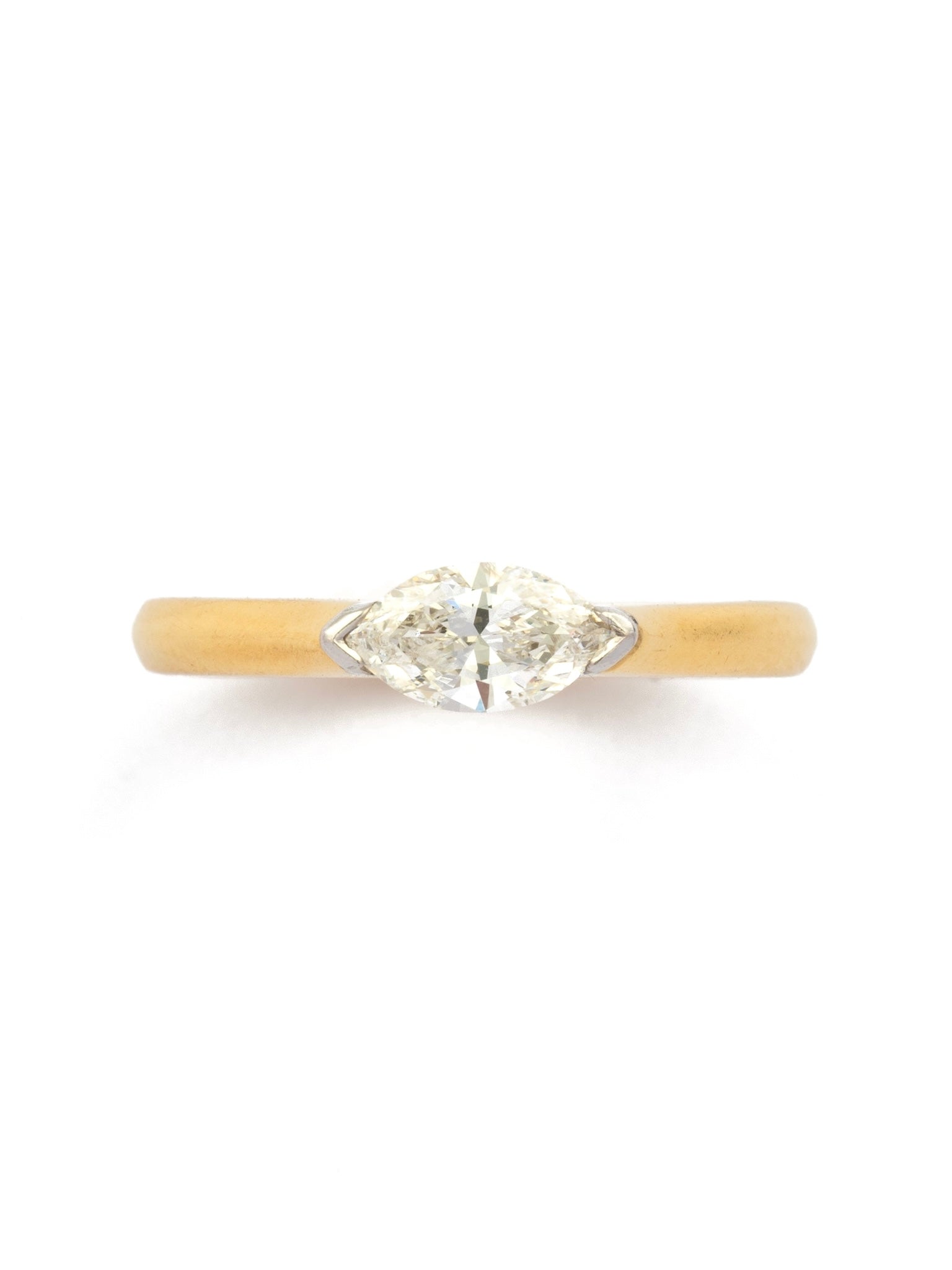 East-West Marquise Diamond Ring