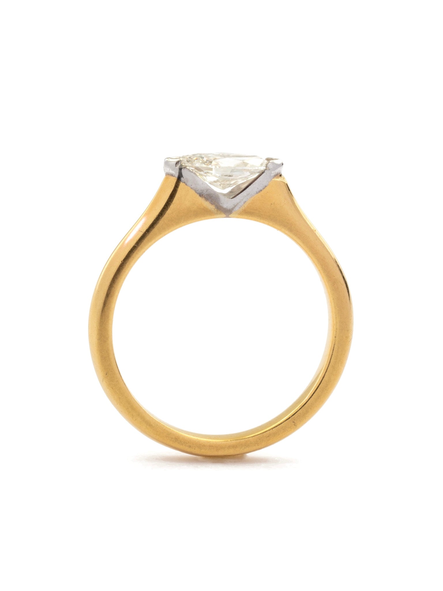 East-West Marquise Diamond Ring