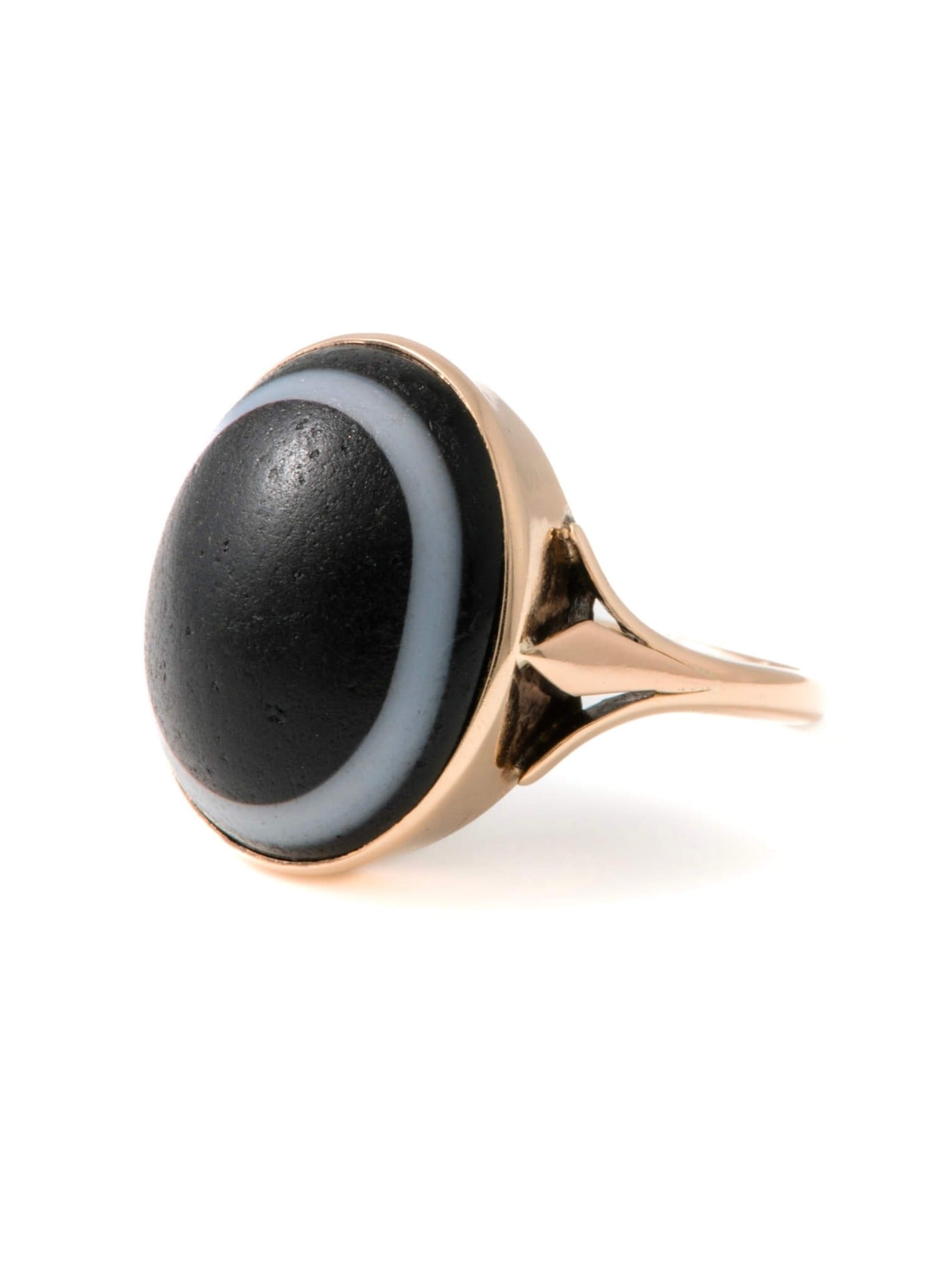 Edwardian Banded Onyx Ring