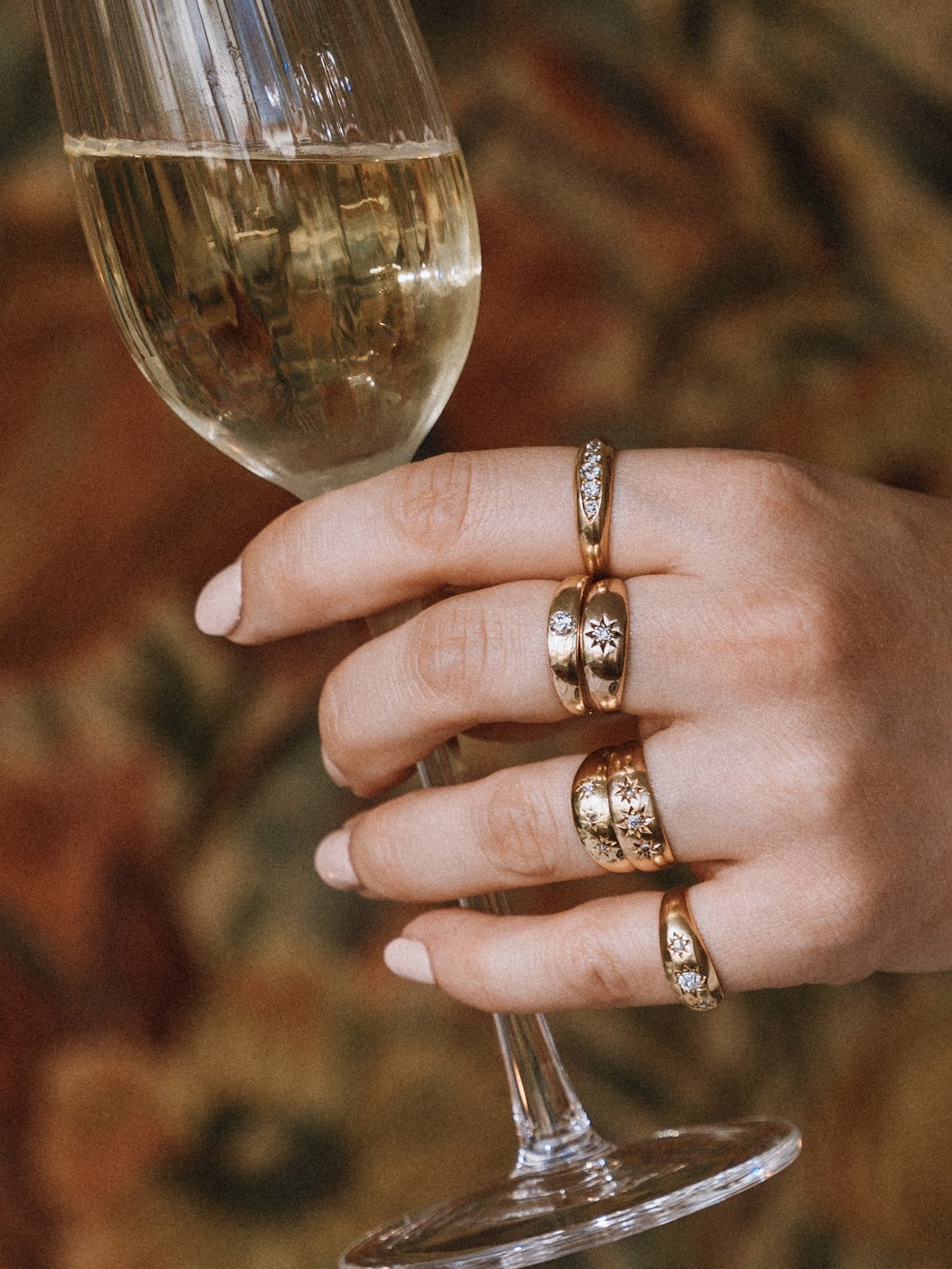 Edwardian Diamond Gypsy Ring