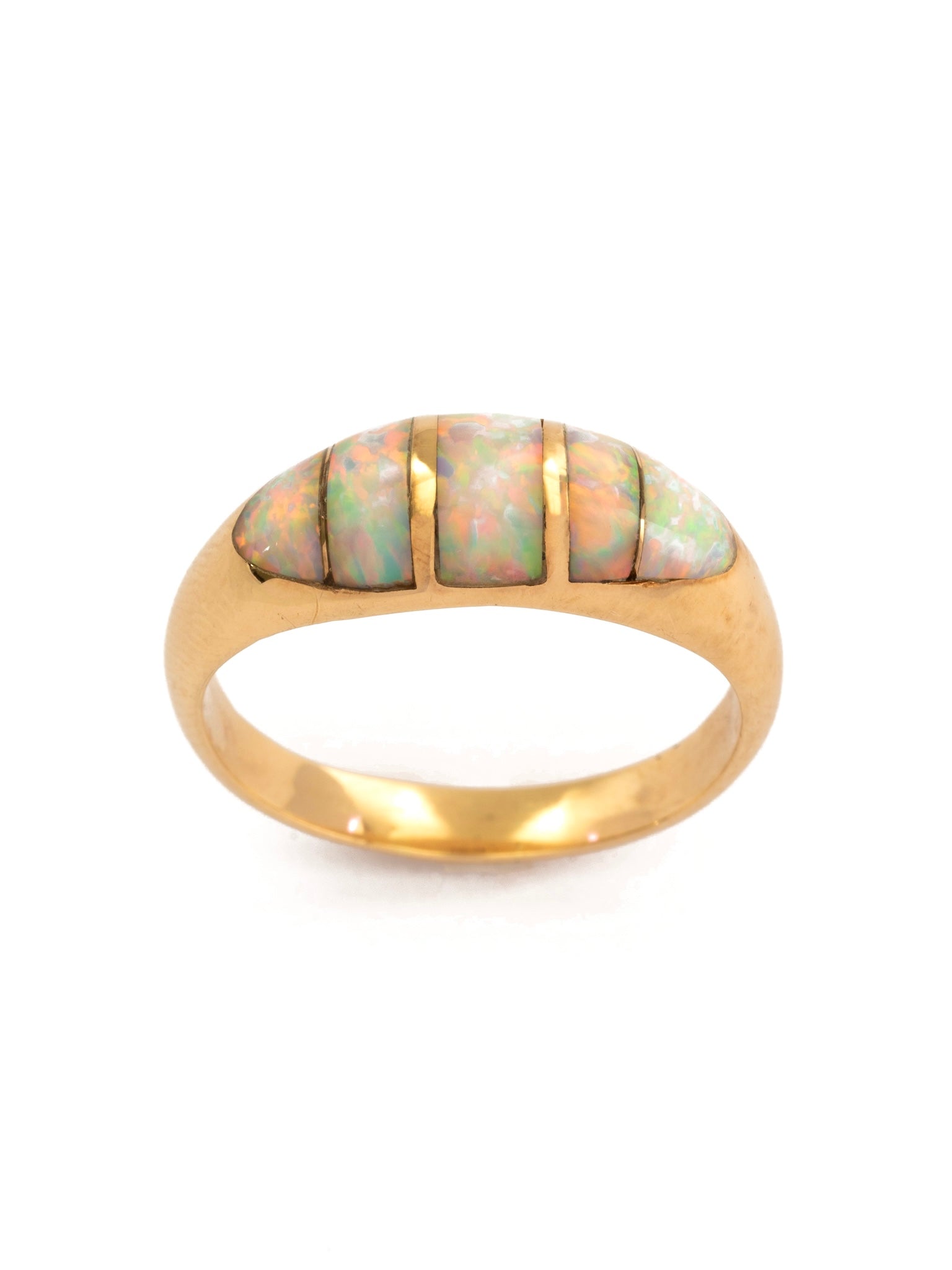 Graduated Opal Ring