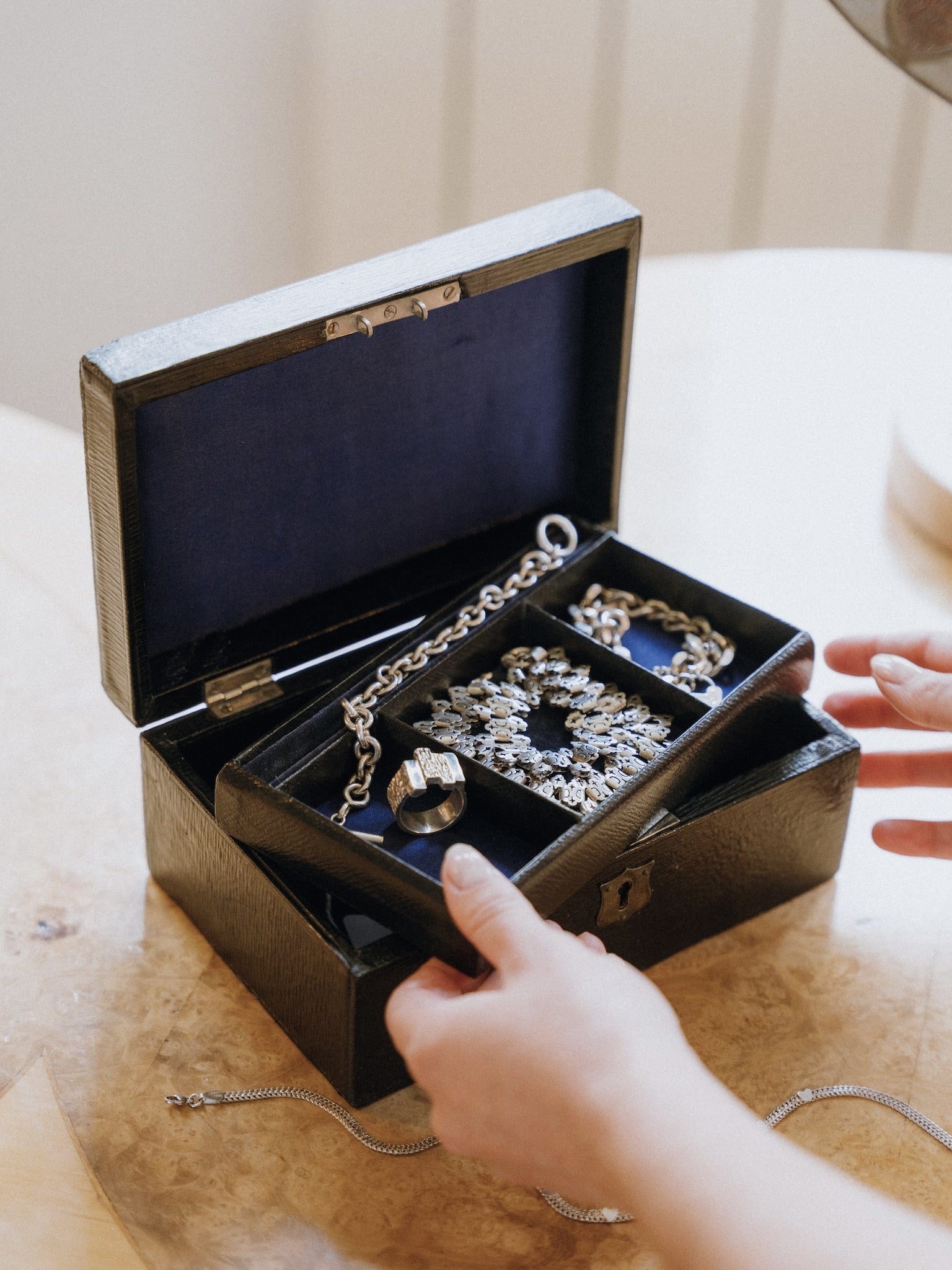 Midnight Blue Edwardian Box