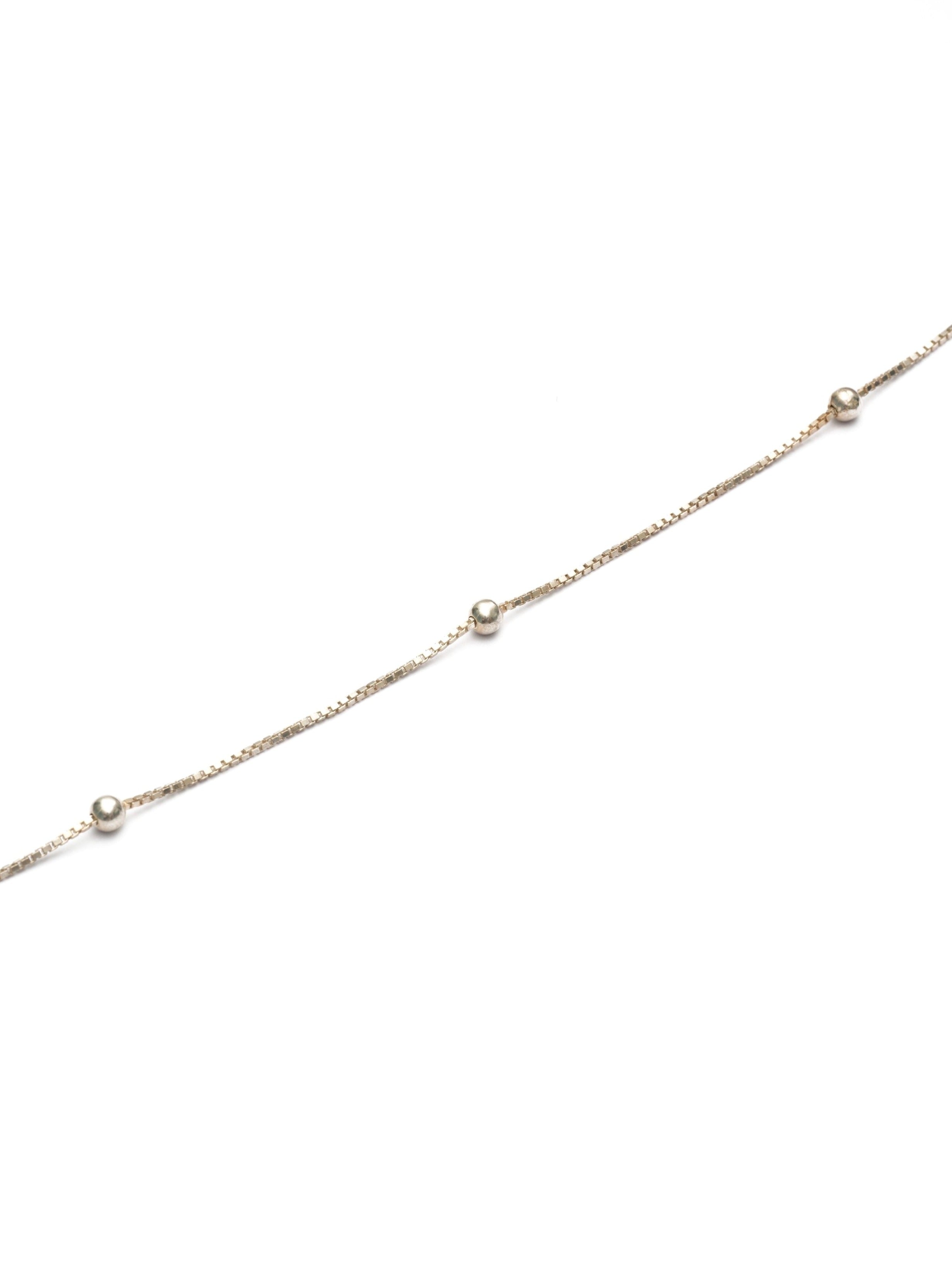 Silver Sleeper Necklace - 17.5”