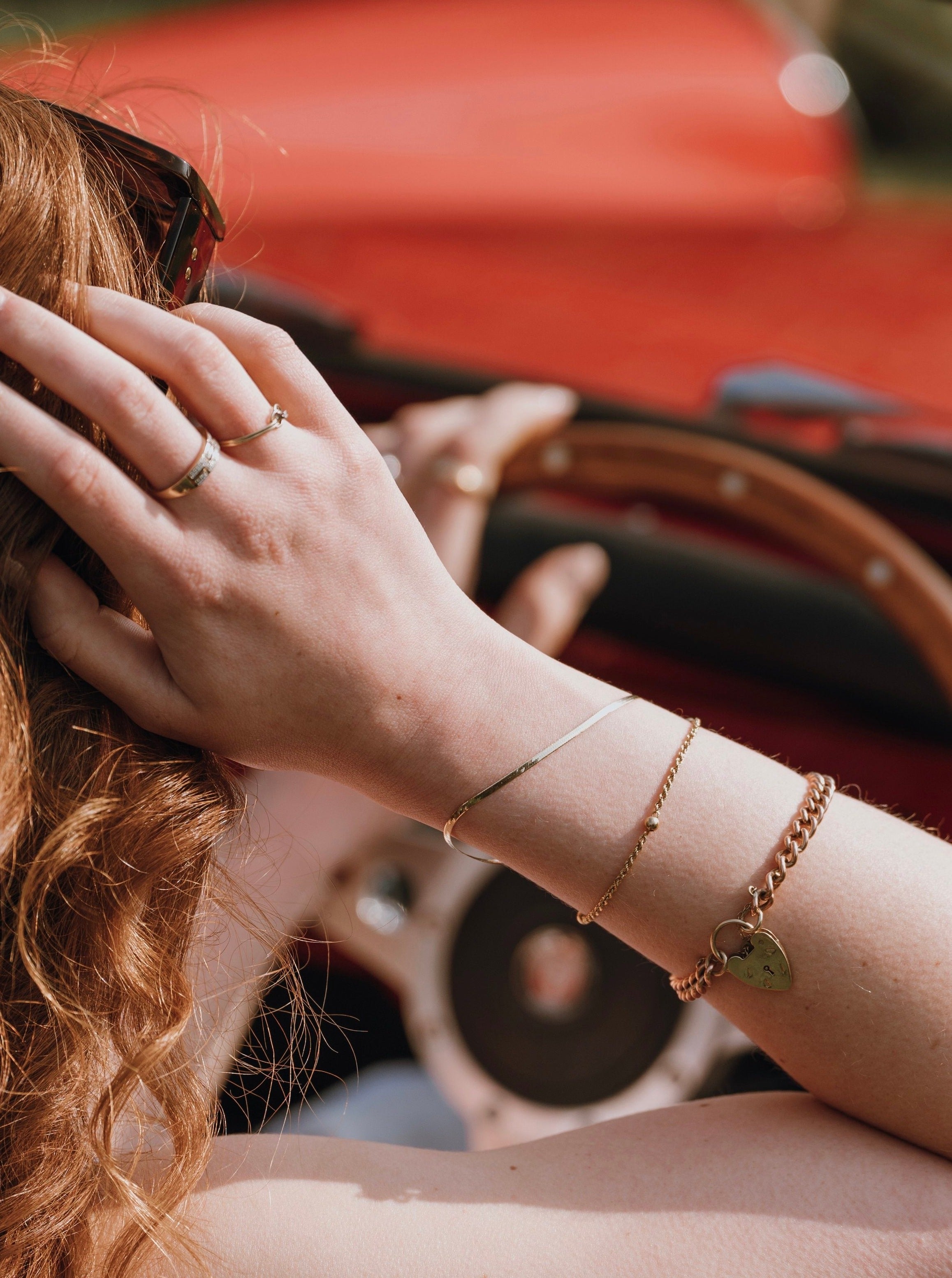 Slinky Herringbone Bracelet