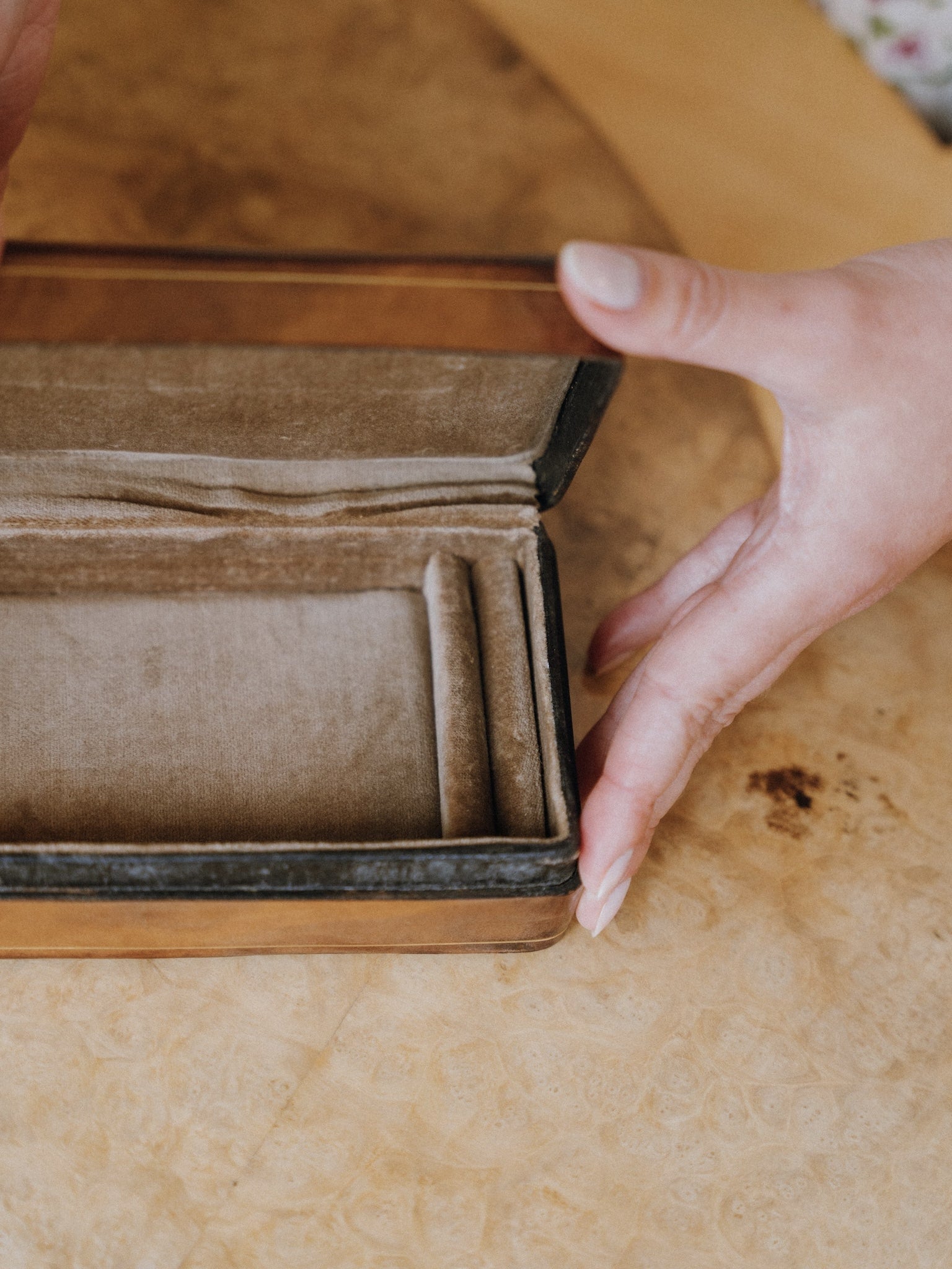 Small Italian Leather Box