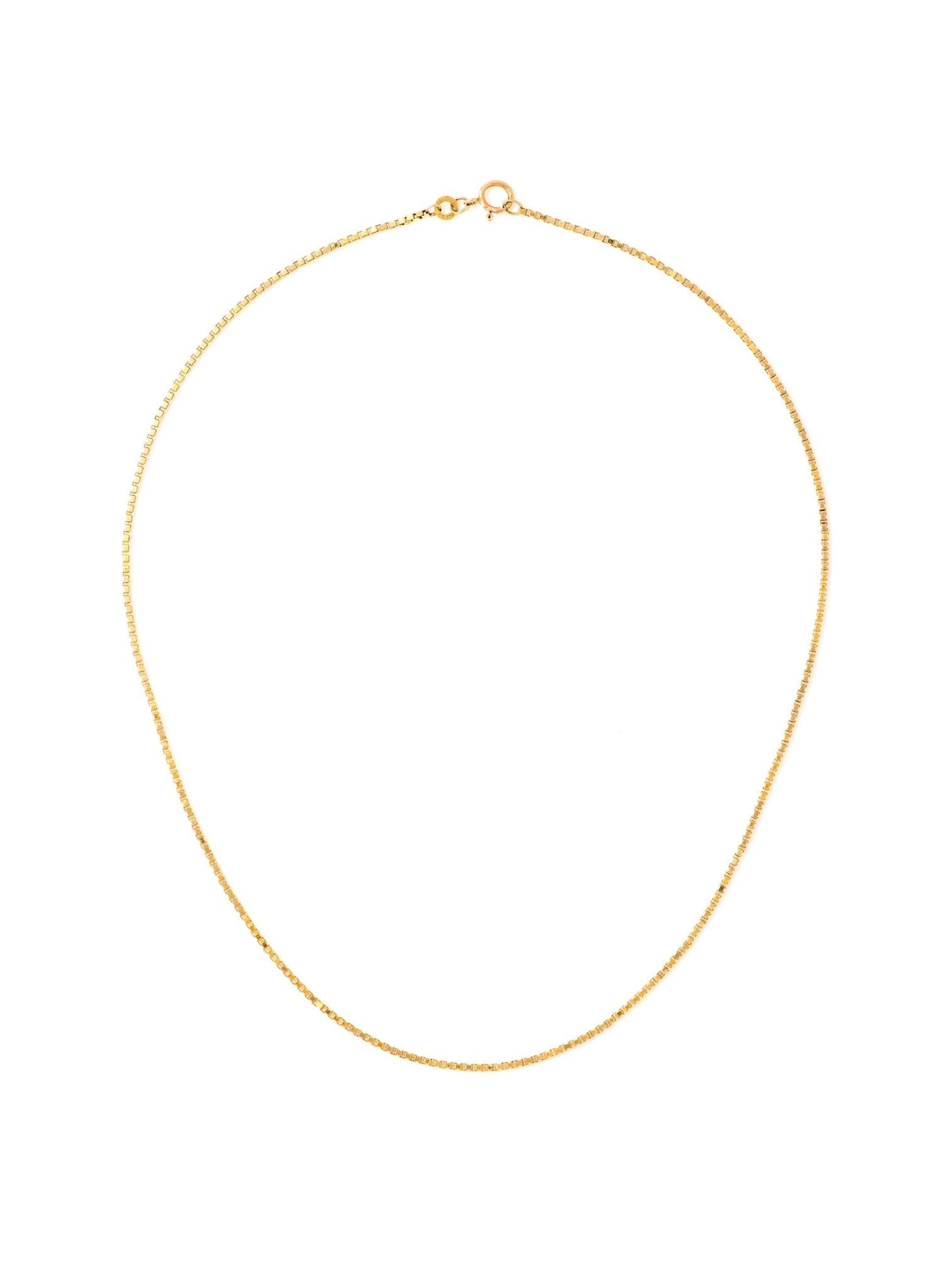 Vintage Box Chain 15.5”