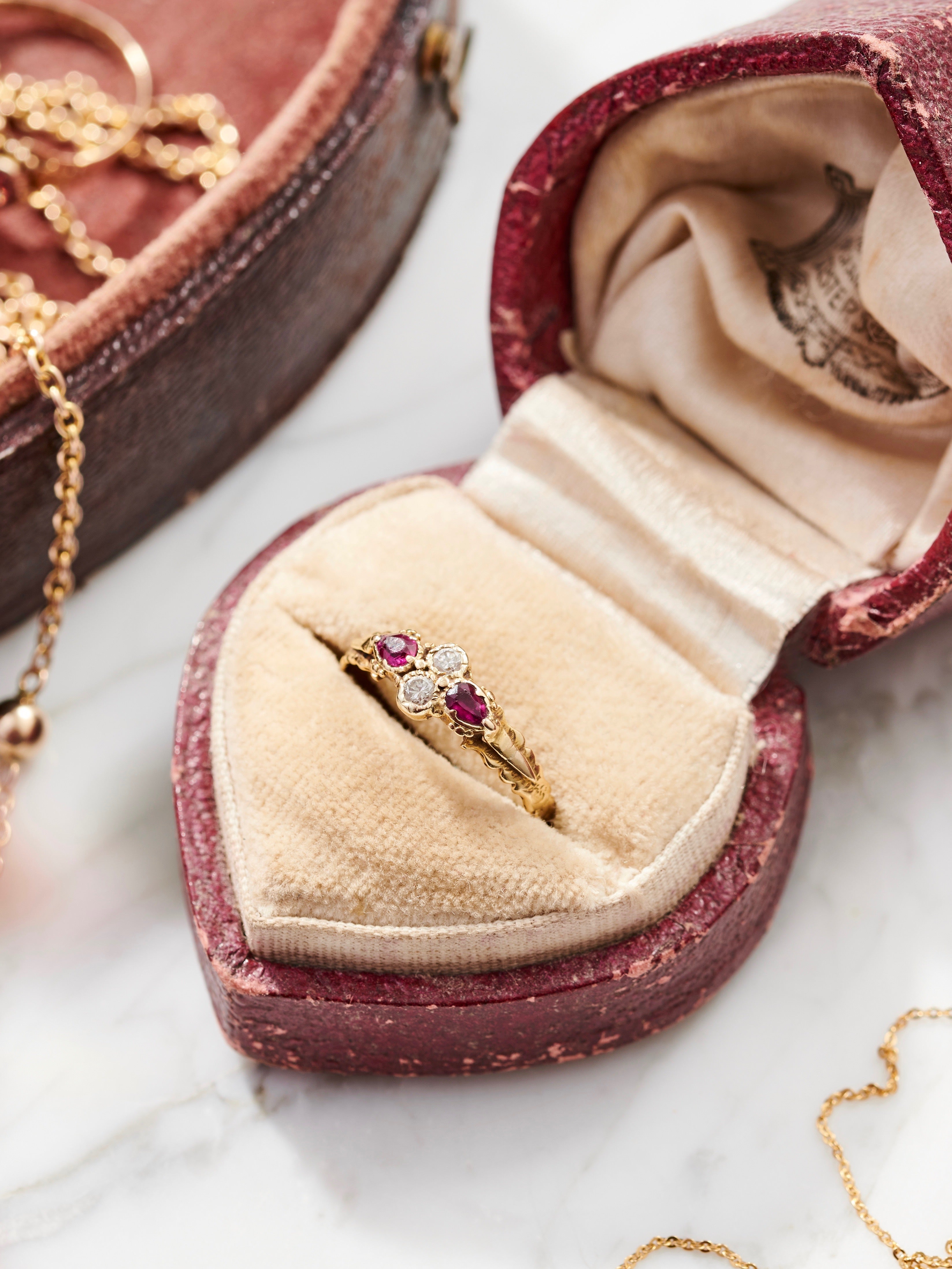 Antique Ruby & Diamond Ring